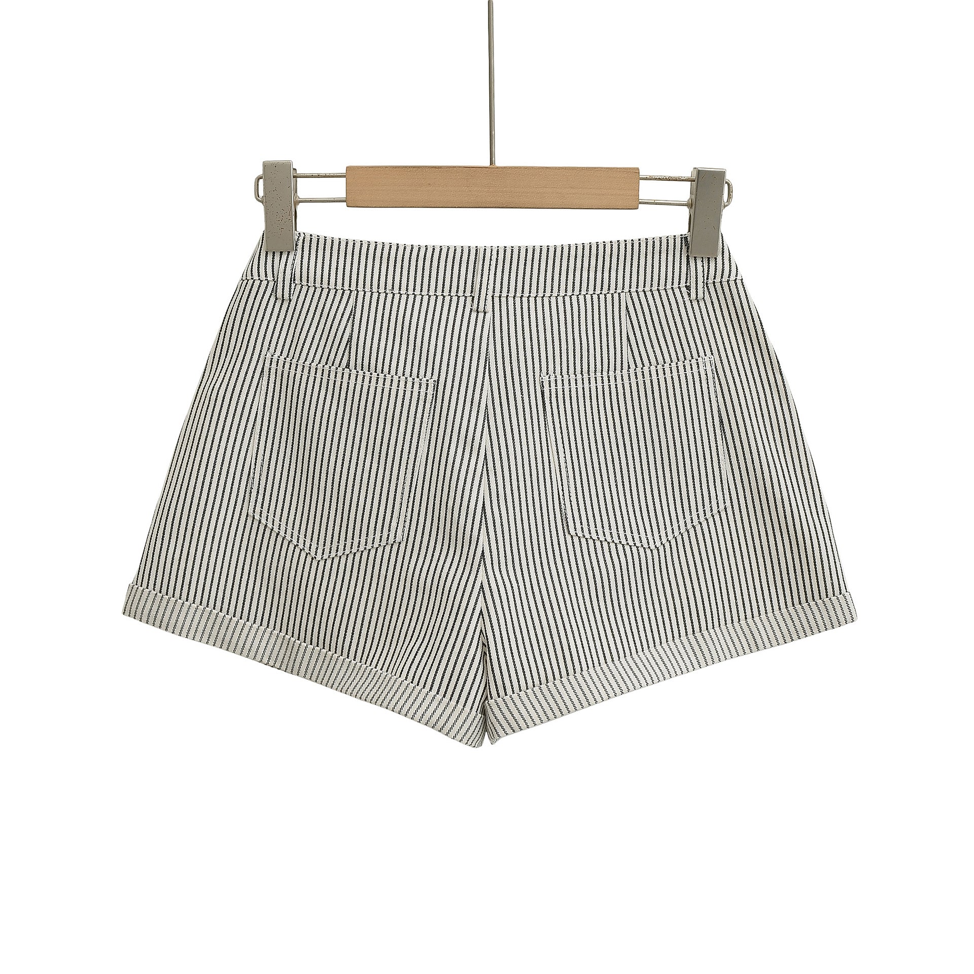 Striped low waisted jeans for women