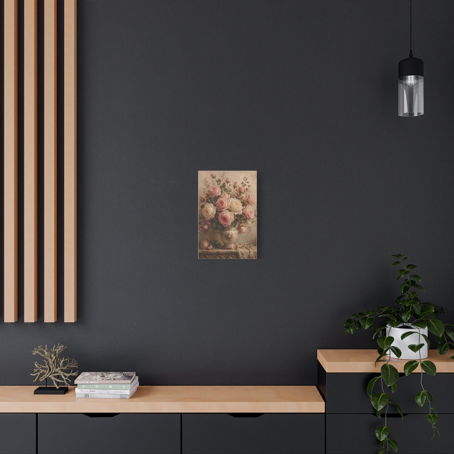 Vintage Rose Bouquet Canvas Print