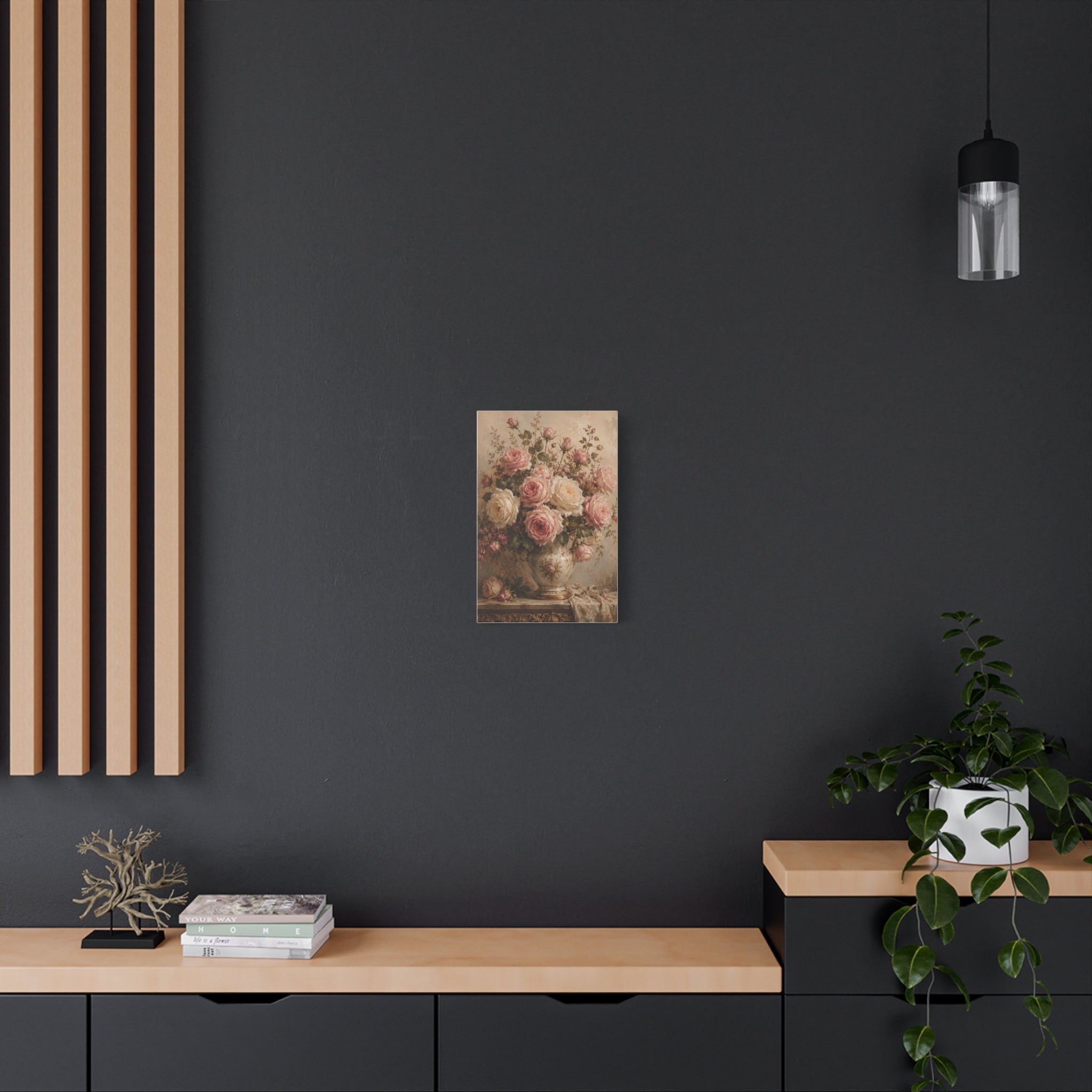 Vintage Rose Bouquet Canvas Print