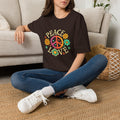 Peace & Love T-Shirt — Retro Flower Peace Sign Tee