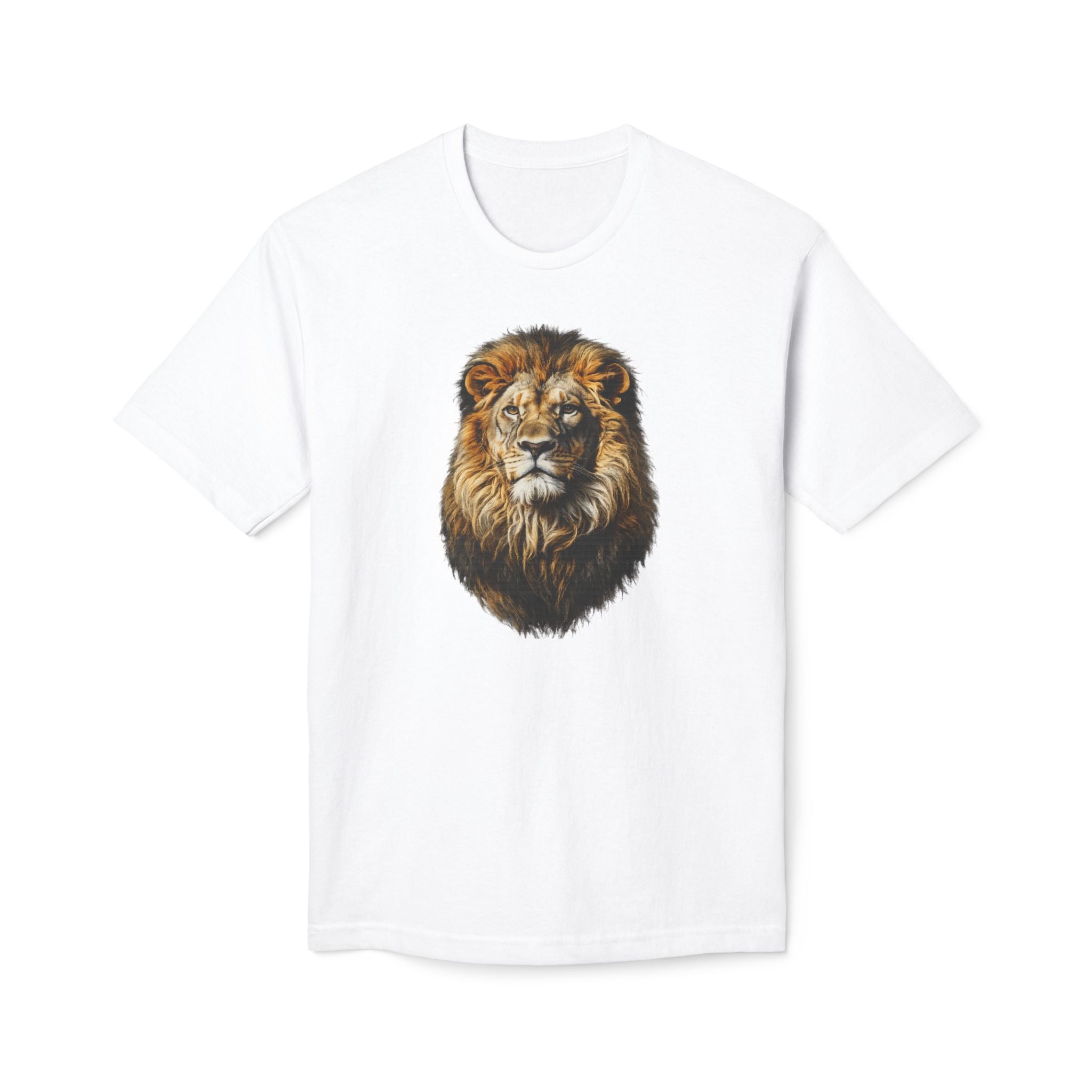 Lion Head Graphic T-Shirt – Majestic Wildlife Tee