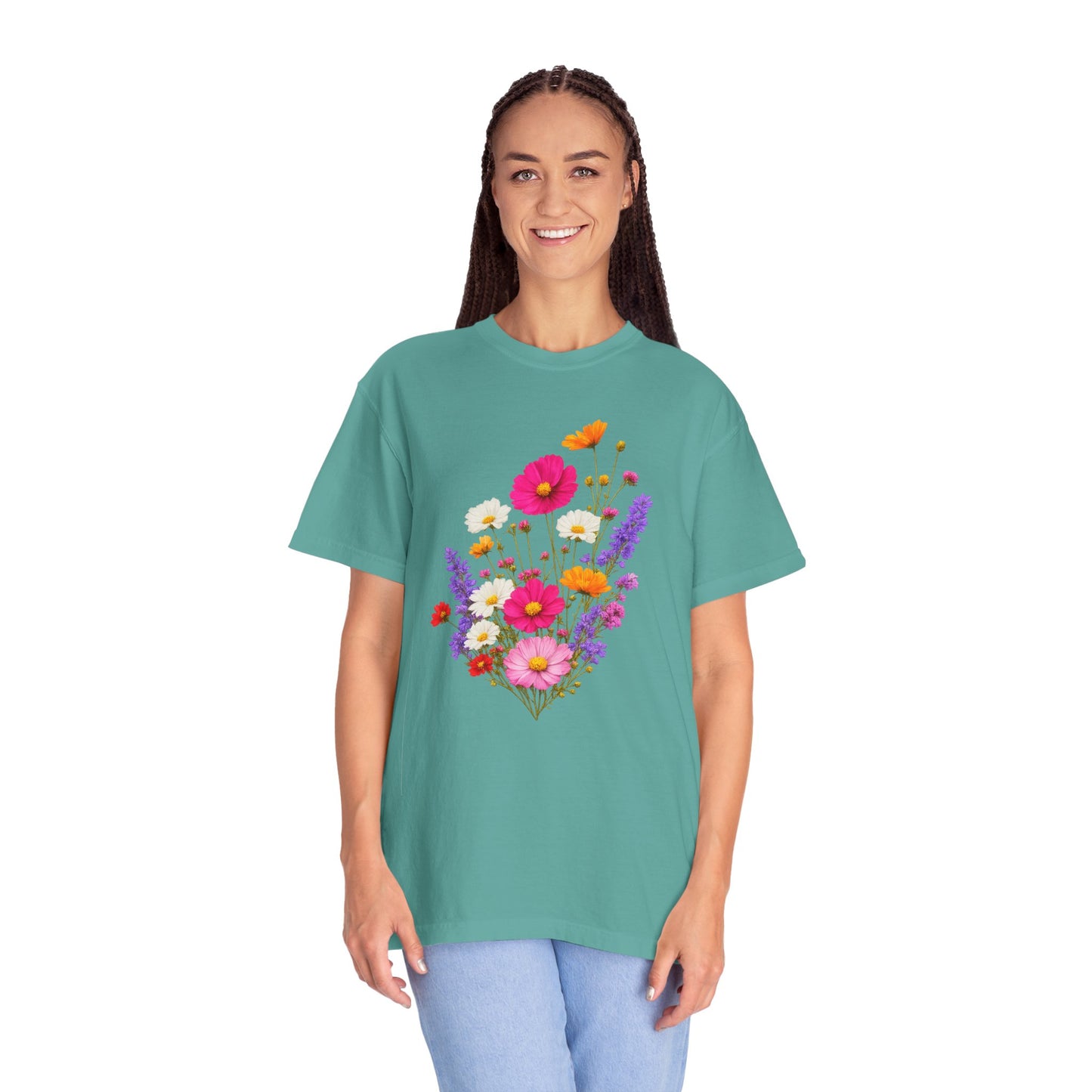 Floral Bouquet T-Shirt — Vintage Wildflower Garden Tee