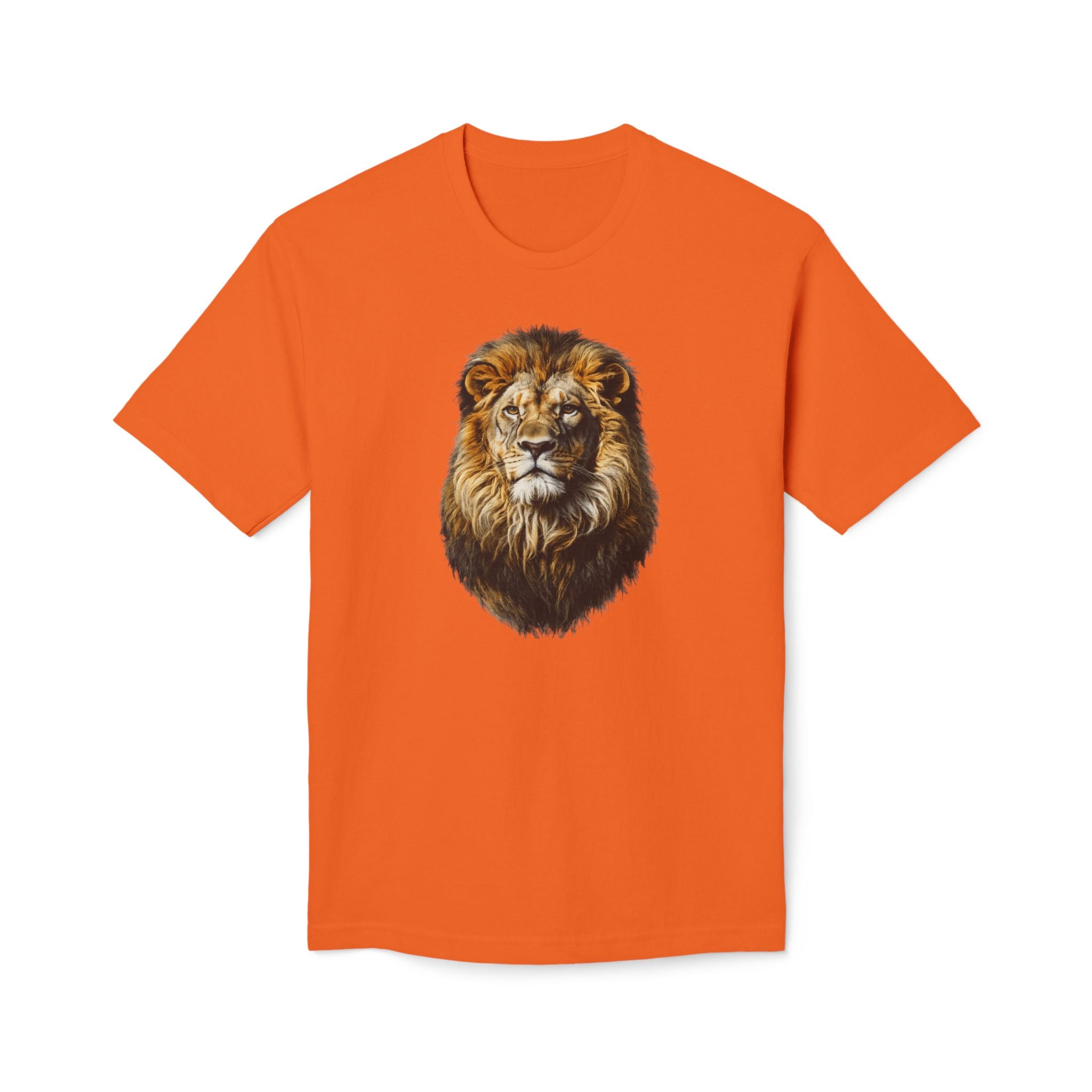 Lion Head Graphic T-Shirt – Majestic Wildlife Tee