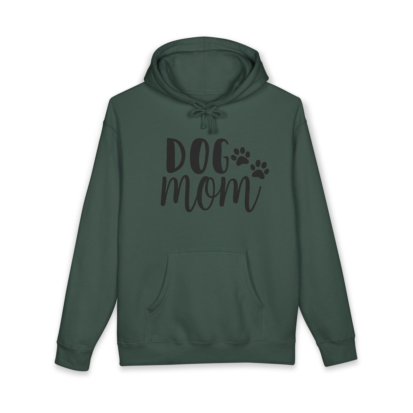 Dog Mom Hoodie — Cute Paw Print Sweatshirt for Dog Lovers