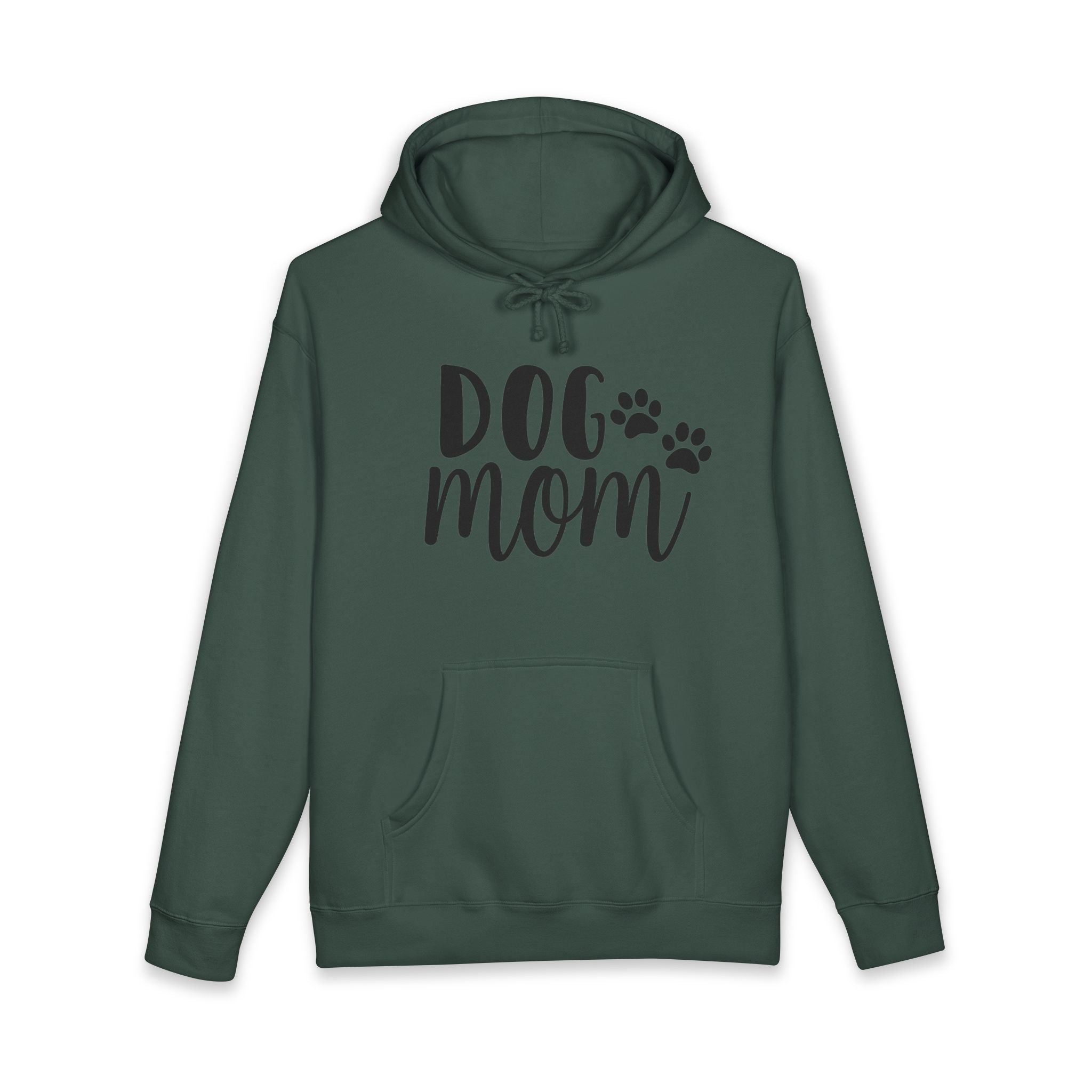 Dog Mom Hoodie — Cute Paw Print Sweatshirt for Dog Lovers