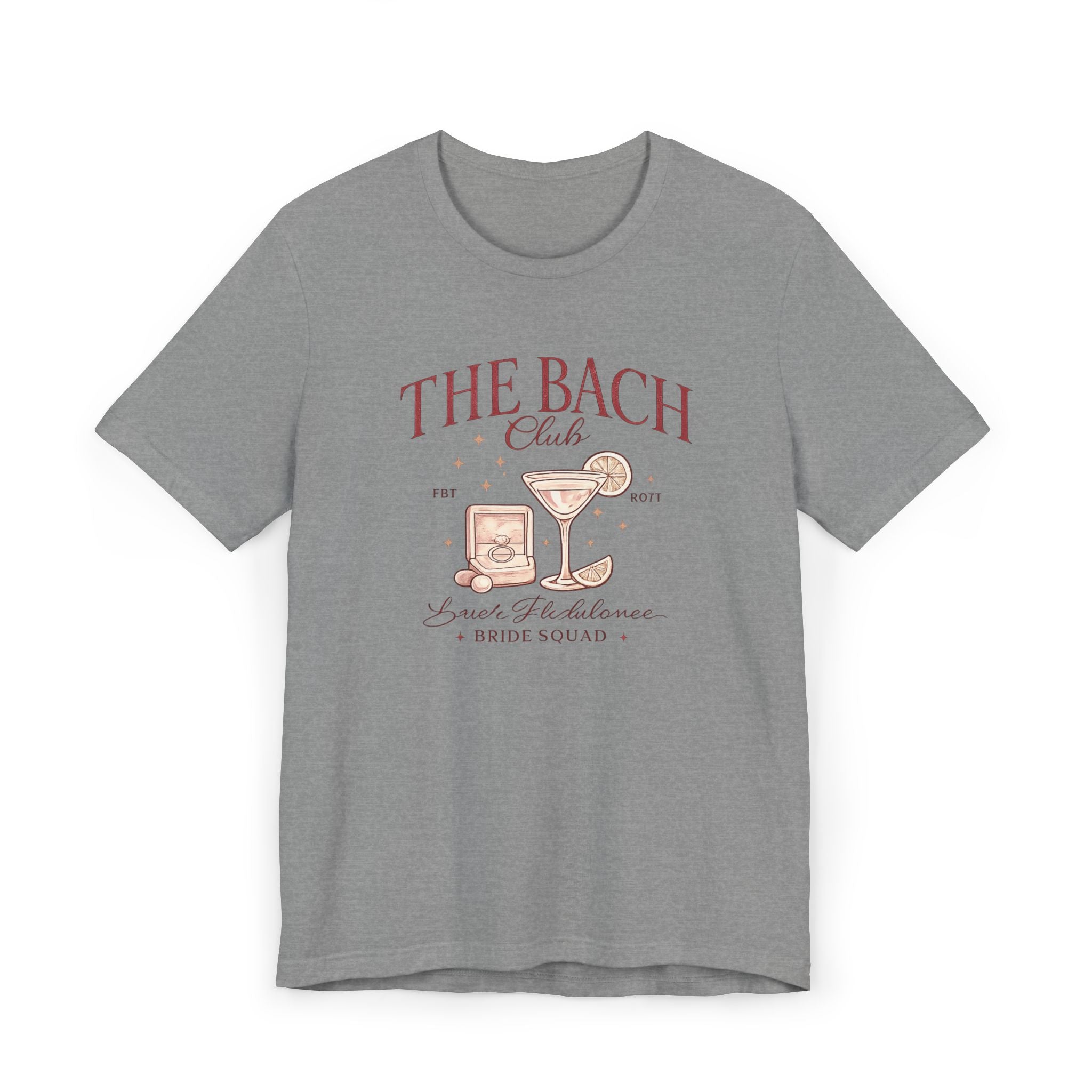 Bach Club Bride Squad T-Shirt — Bachelorette Party Cocktail Tee