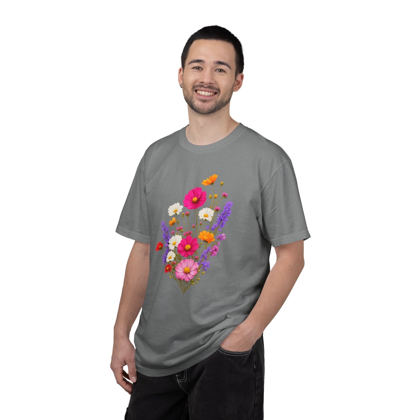Floral Bouquet T-Shirt — Vintage Wildflower Garden Tee
