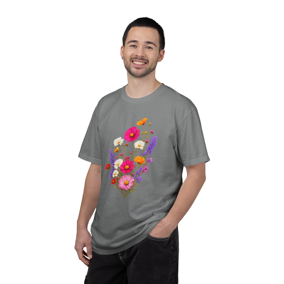 Floral Bouquet T-Shirt — Vintage Wildflower Garden Tee