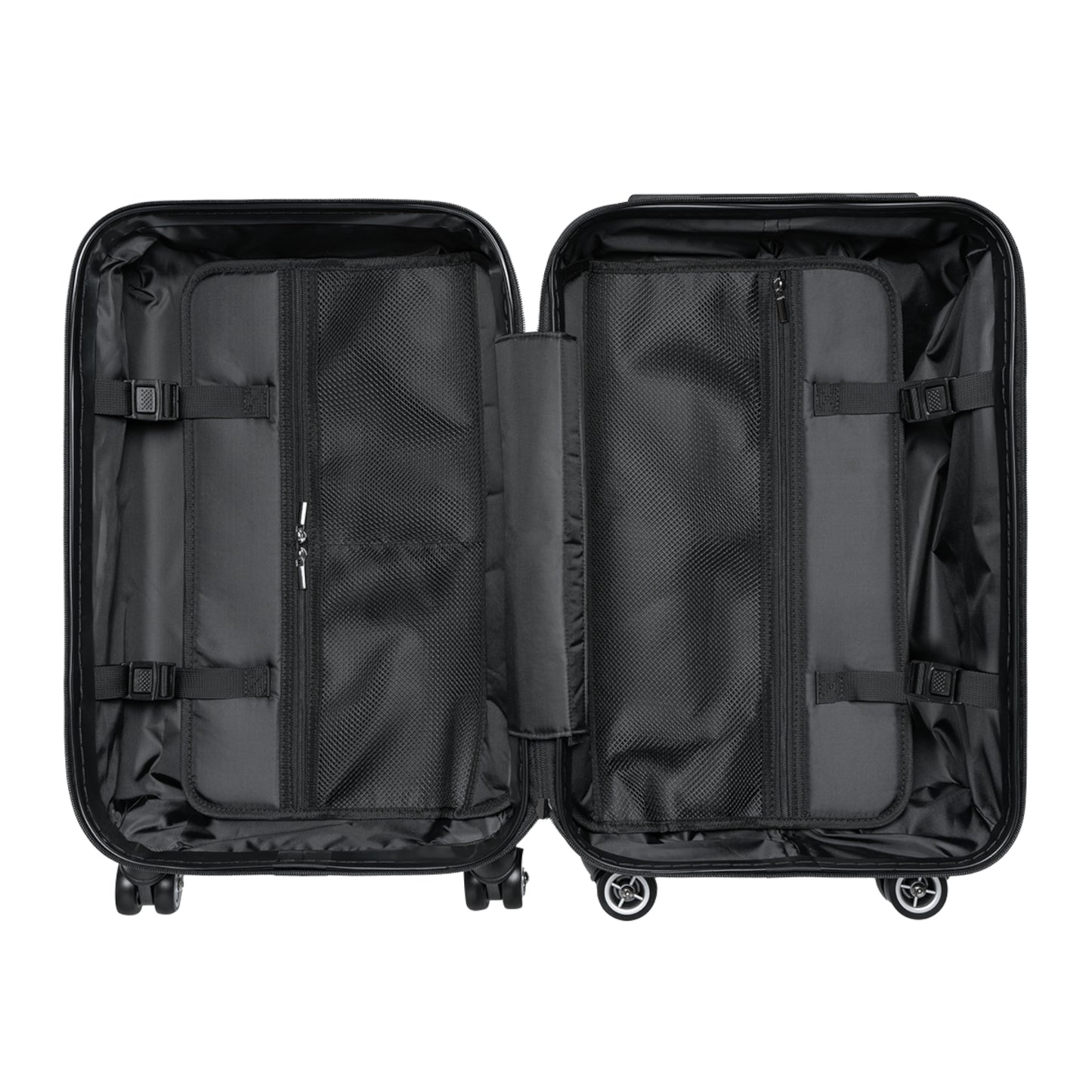 Tropical Abstract Carry-On Suitcase – Colorful Leaf Print Travel Luggage