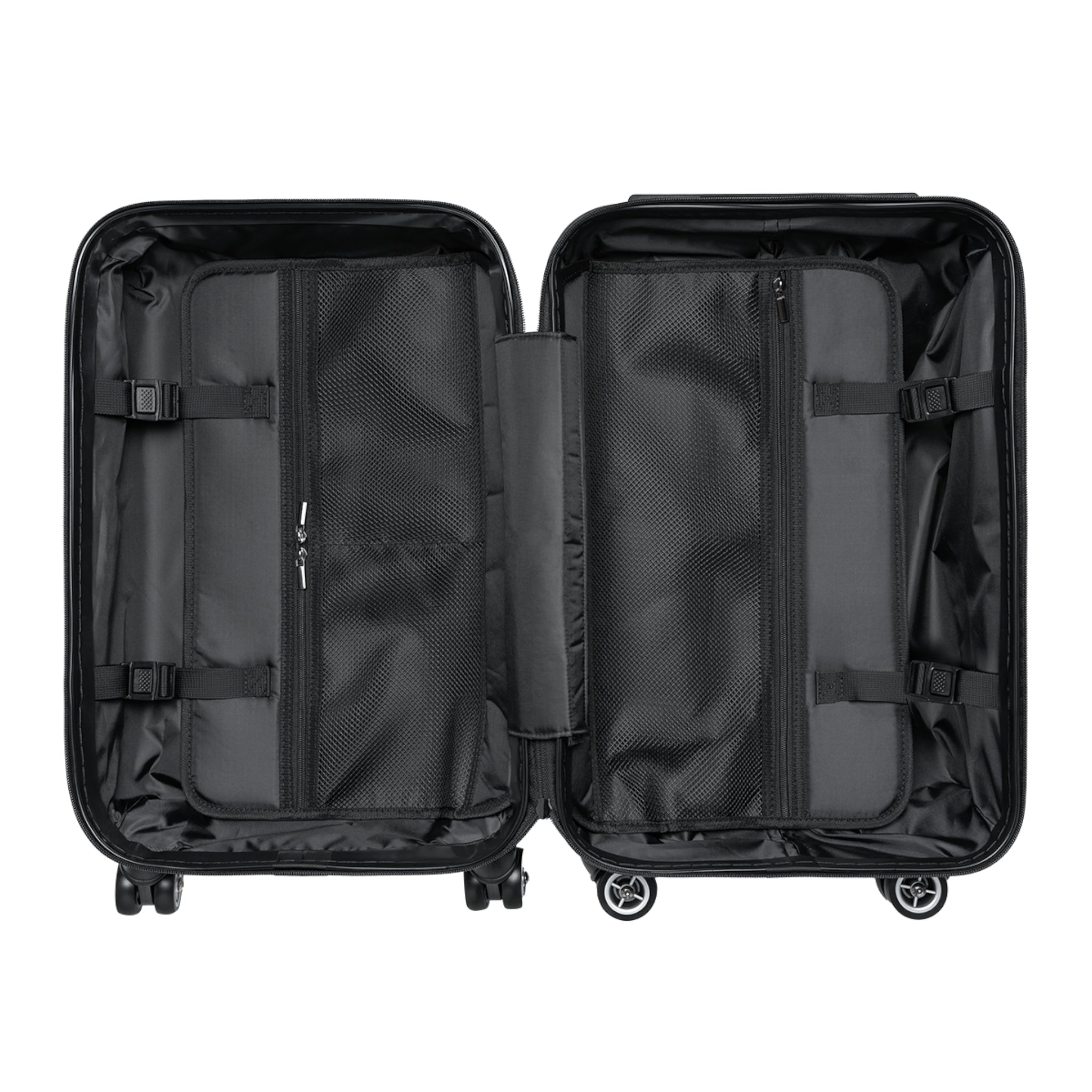 Tropical Abstract Carry-On Suitcase – Colorful Leaf Print Travel Luggage