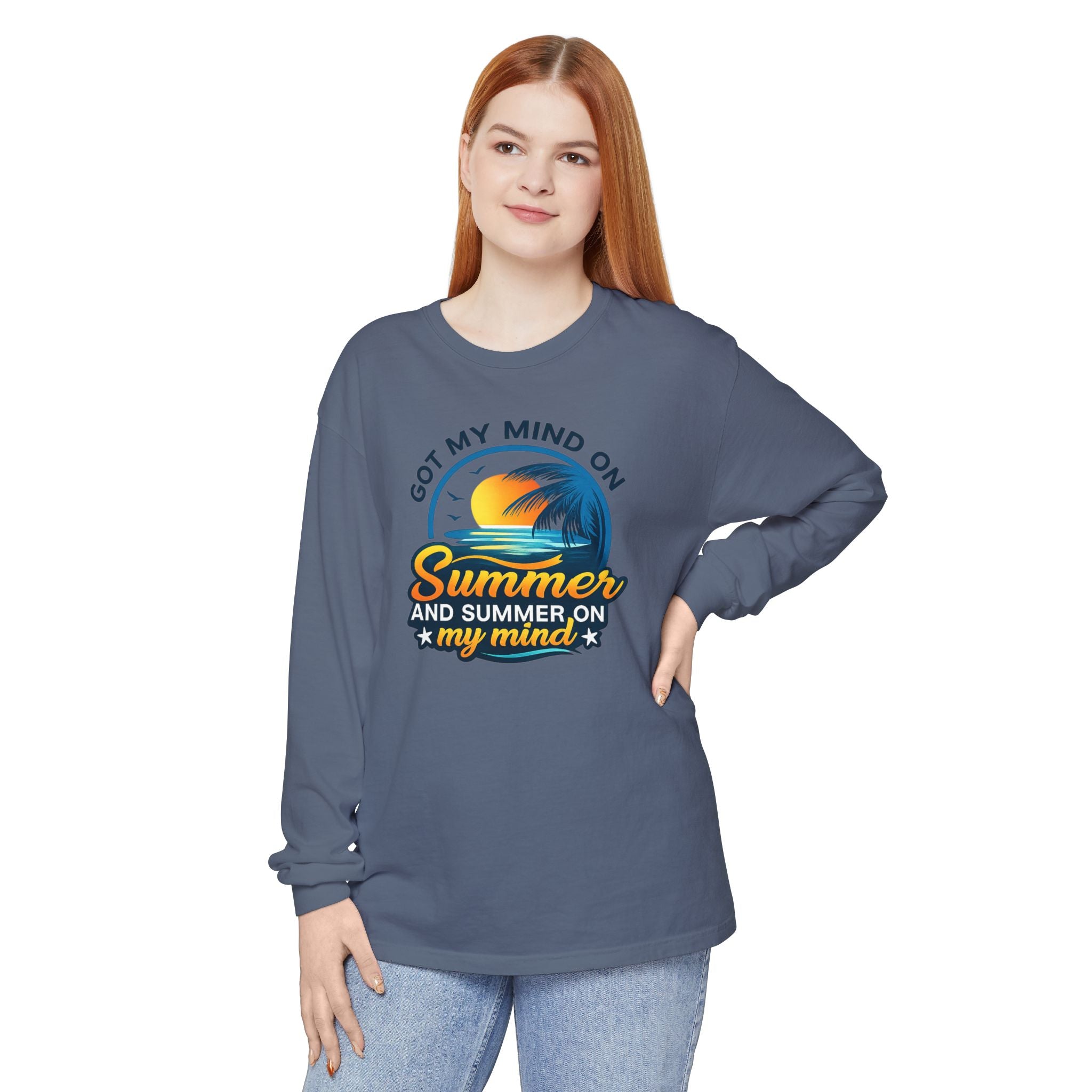 Summer On My Mind Long Sleeve Tee