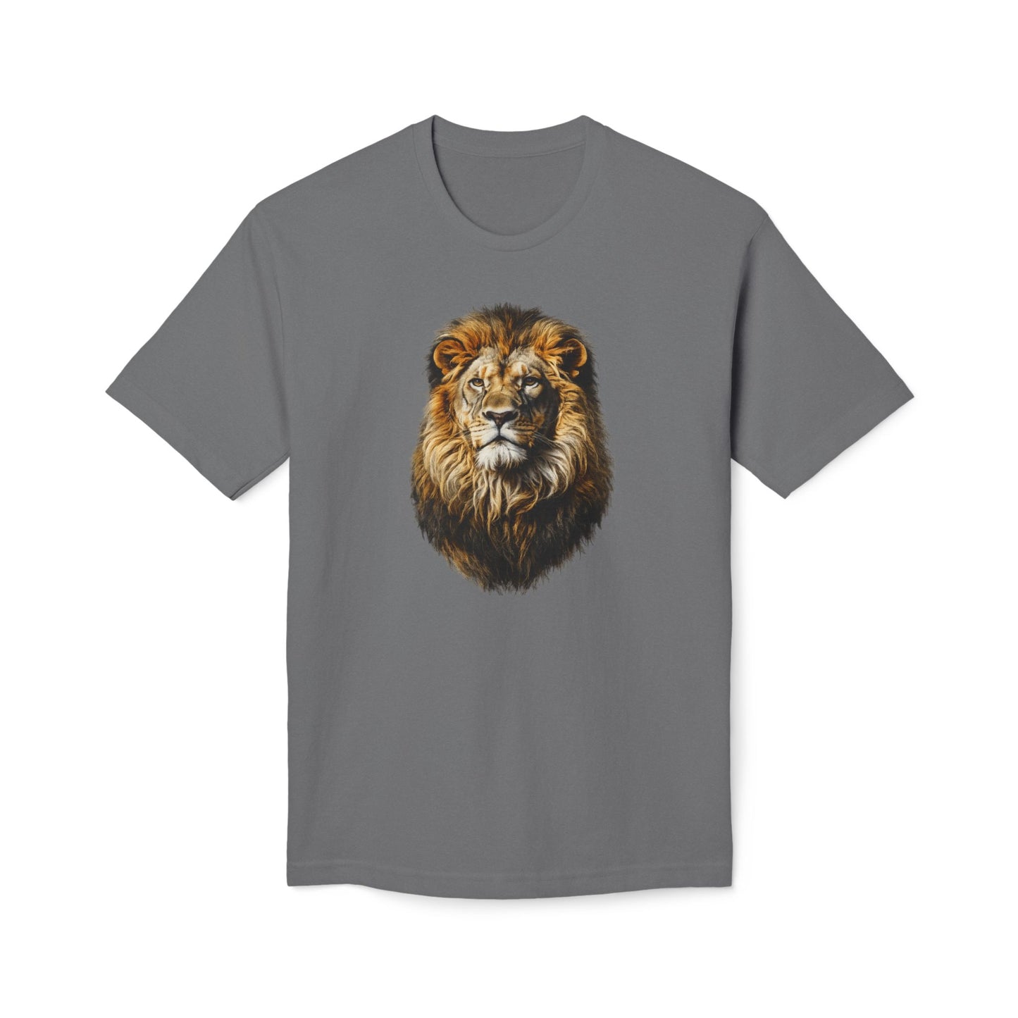 Lion Head Graphic T-Shirt – Majestic Wildlife Tee