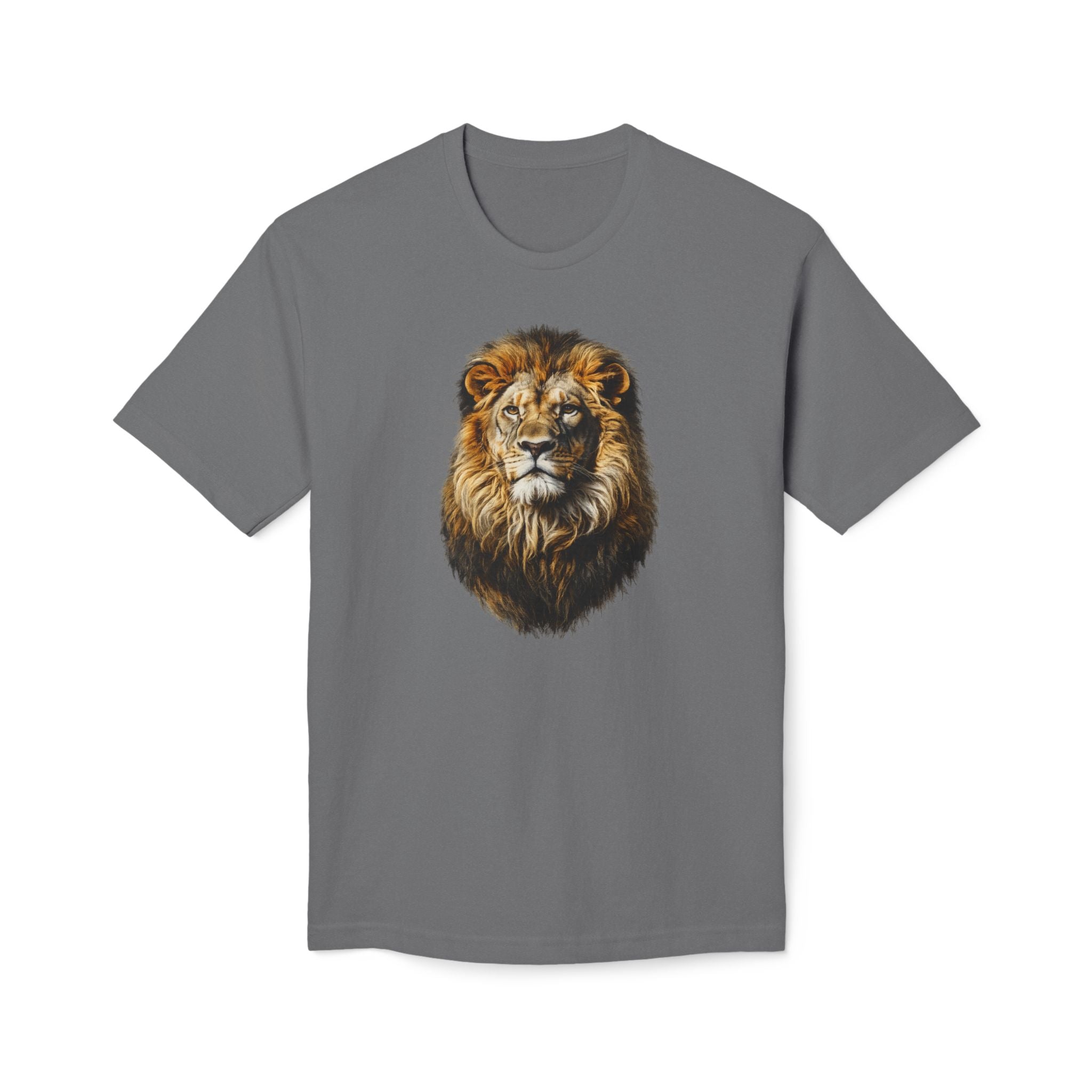 Lion Head Graphic T-Shirt – Majestic Wildlife Tee