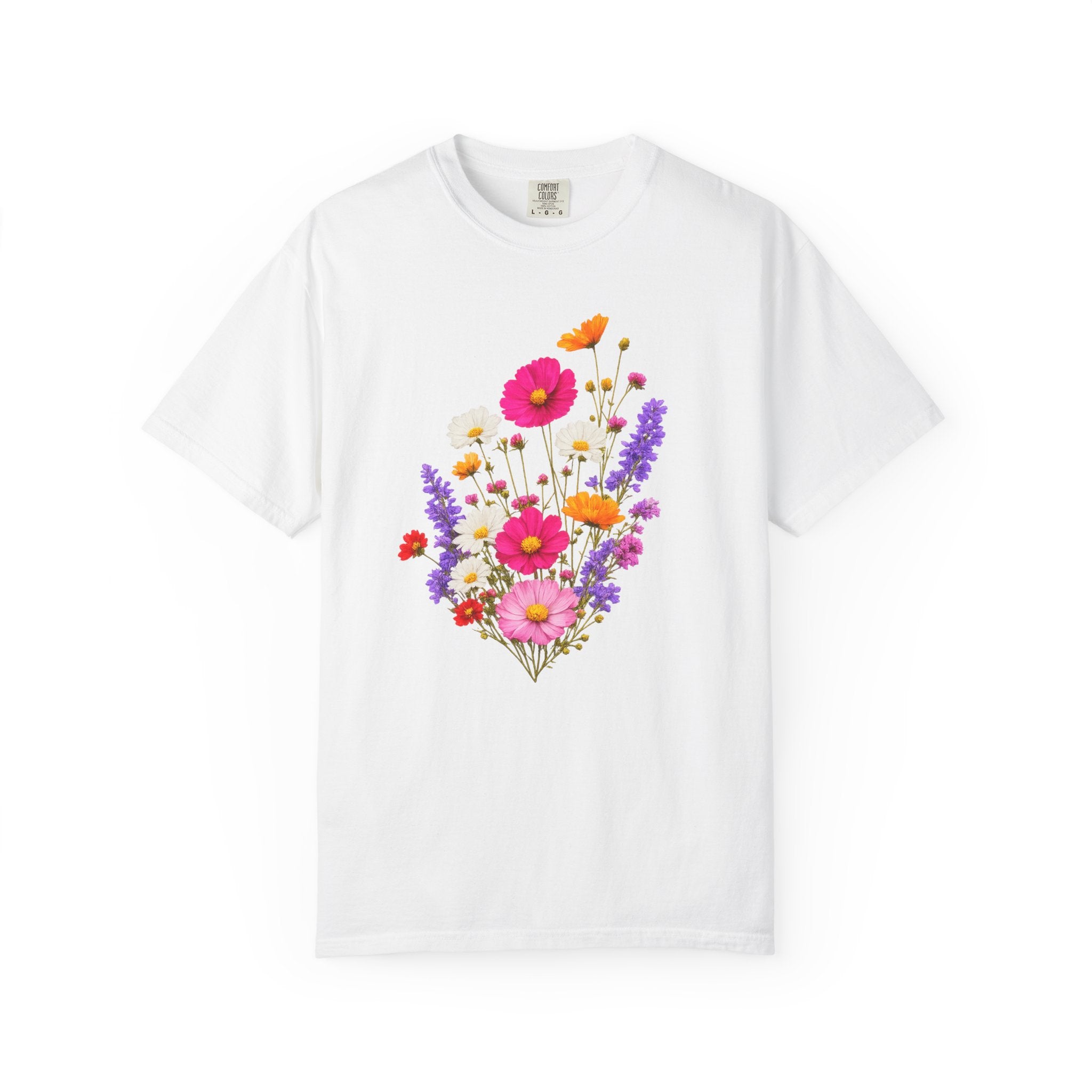 Floral Bouquet T-Shirt — Vintage Wildflower Garden Tee