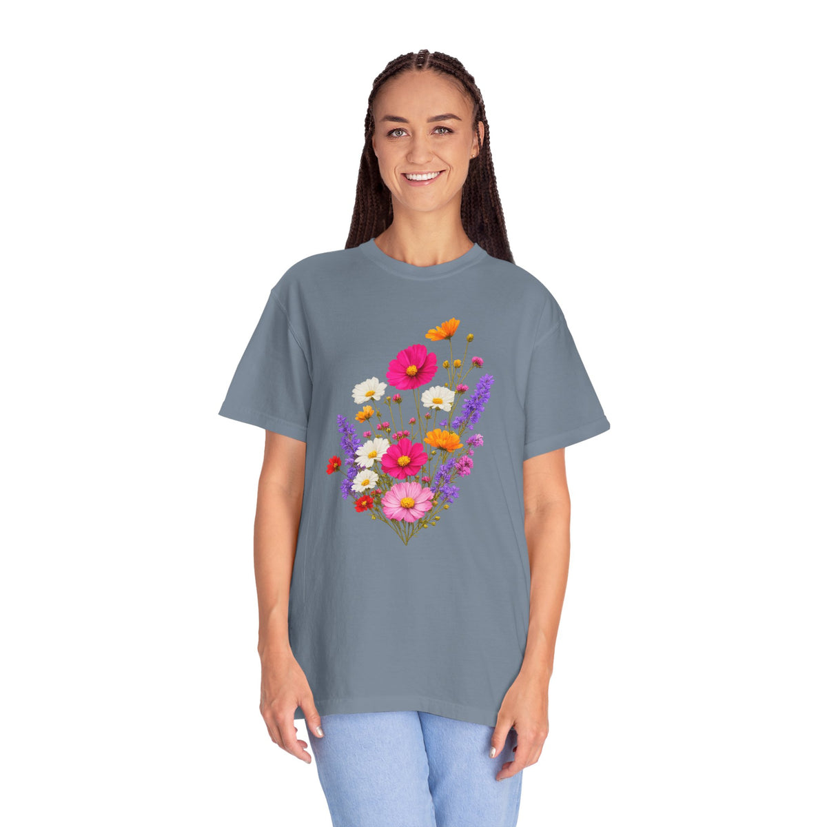 Floral Bouquet T-Shirt — Vintage Wildflower Garden Tee