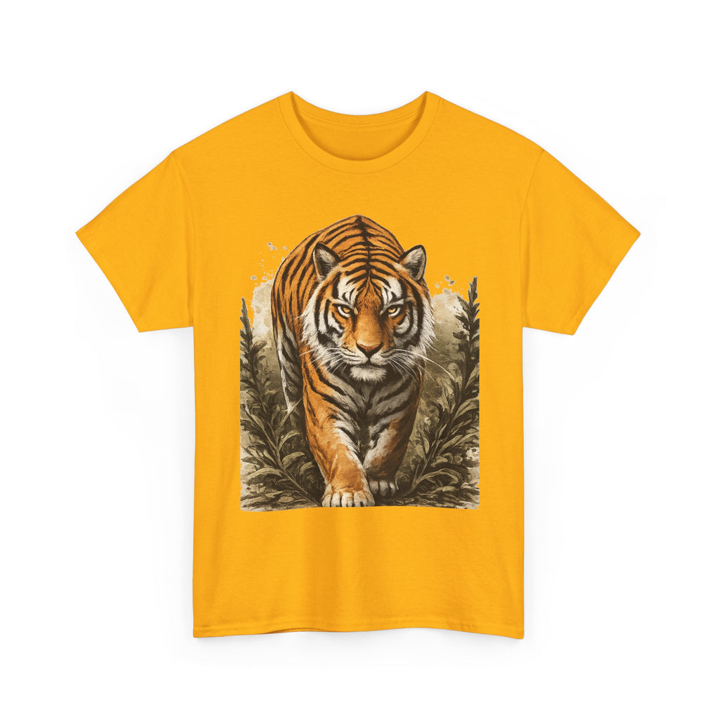 Tiger Stroll Graphic Tee — Majestic Tiger Vintage-Style T-Shirt