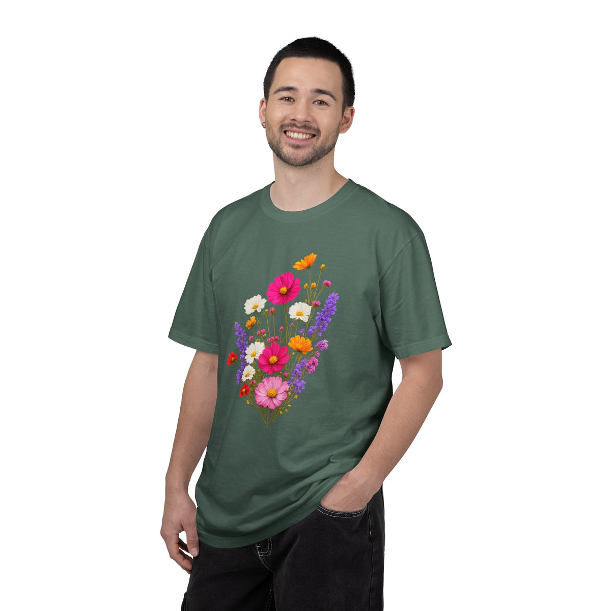 Floral Bouquet T-Shirt — Vintage Wildflower Garden Tee
