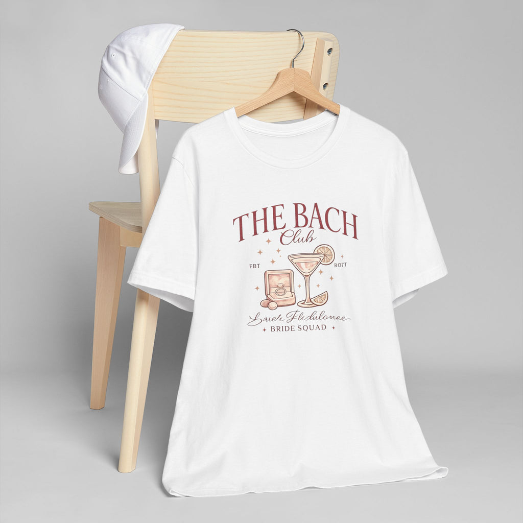 Bach Club Bride Squad T-Shirt — Bachelorette Party Cocktail Tee