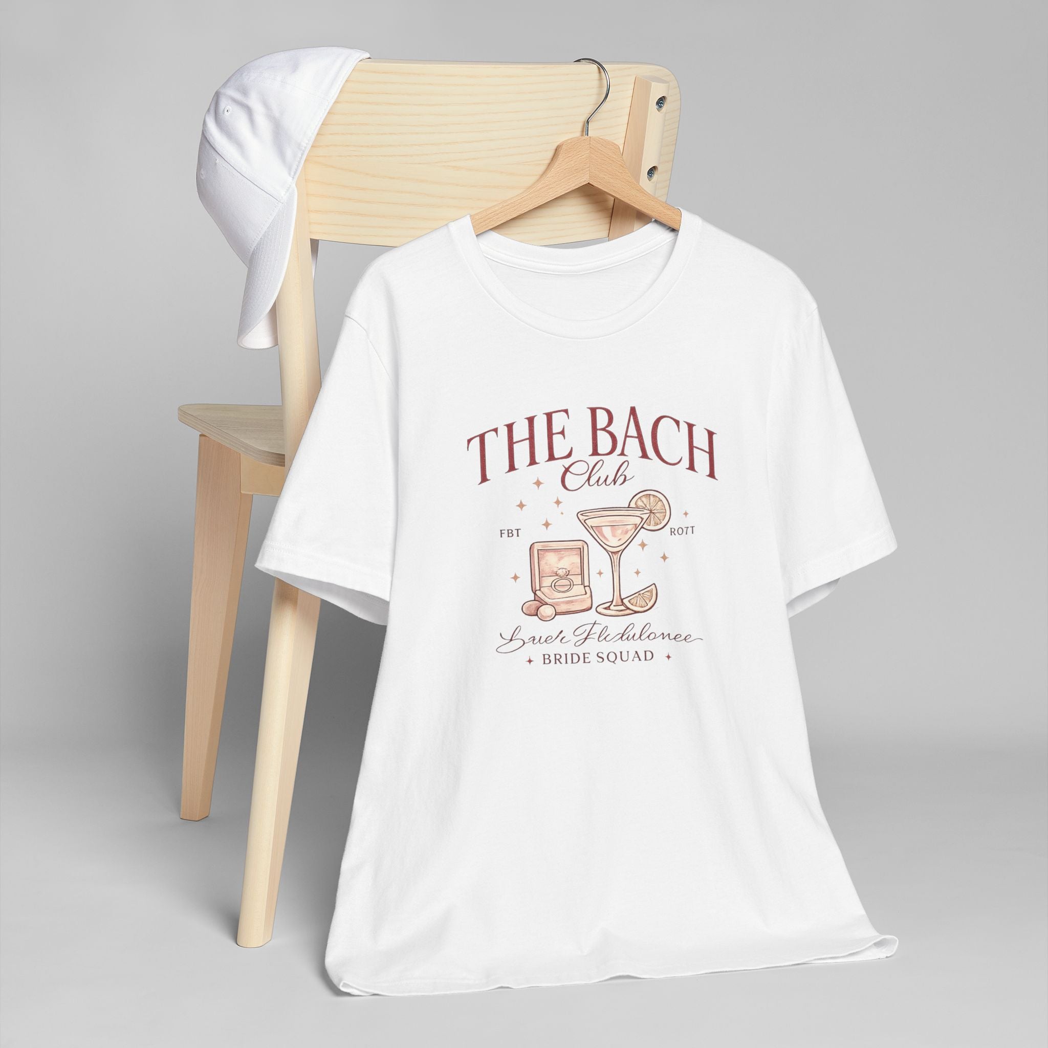 Bach Club Bride Squad T-Shirt — Bachelorette Party Cocktail Tee