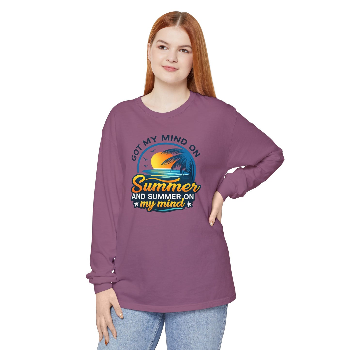Summer On My Mind Long Sleeve Tee