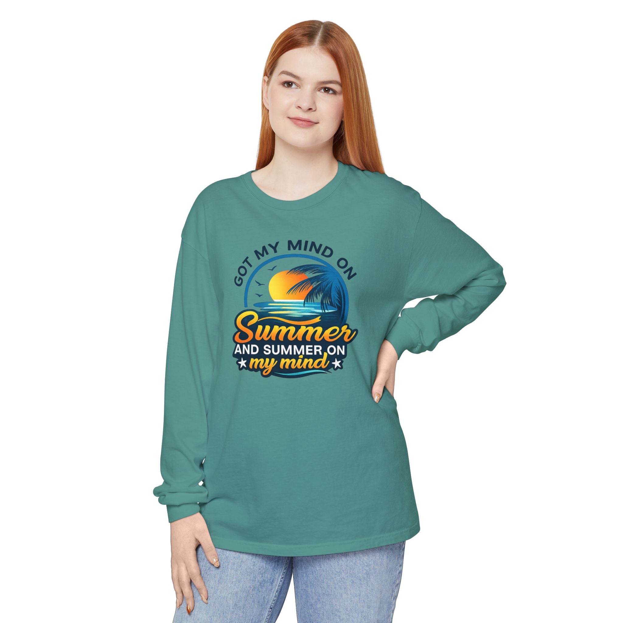 Summer On My Mind Long Sleeve Tee