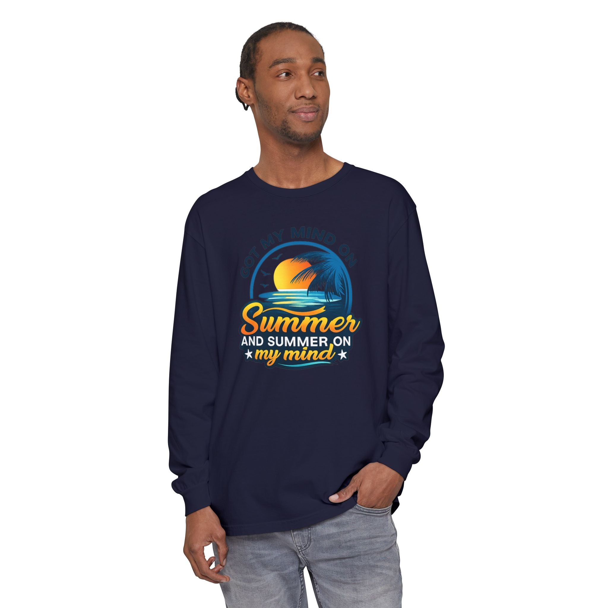 Summer On My Mind Long Sleeve Tee