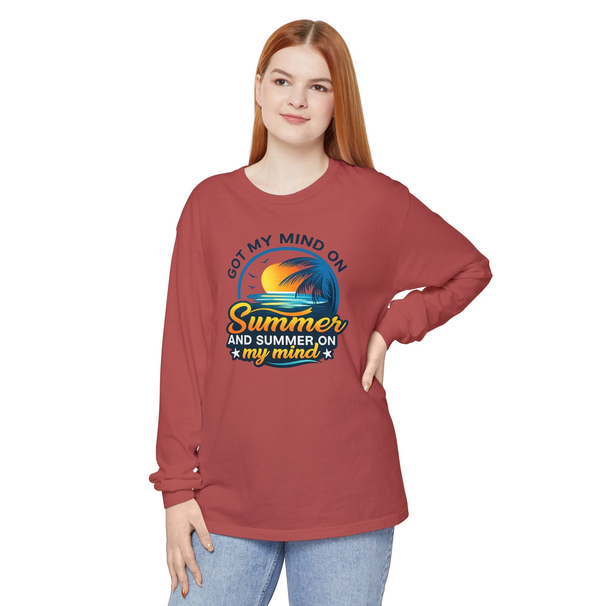 Summer On My Mind Long Sleeve Tee