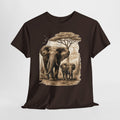 Elephant Family Tee — Vintage Safari Wildlife T-Shirt