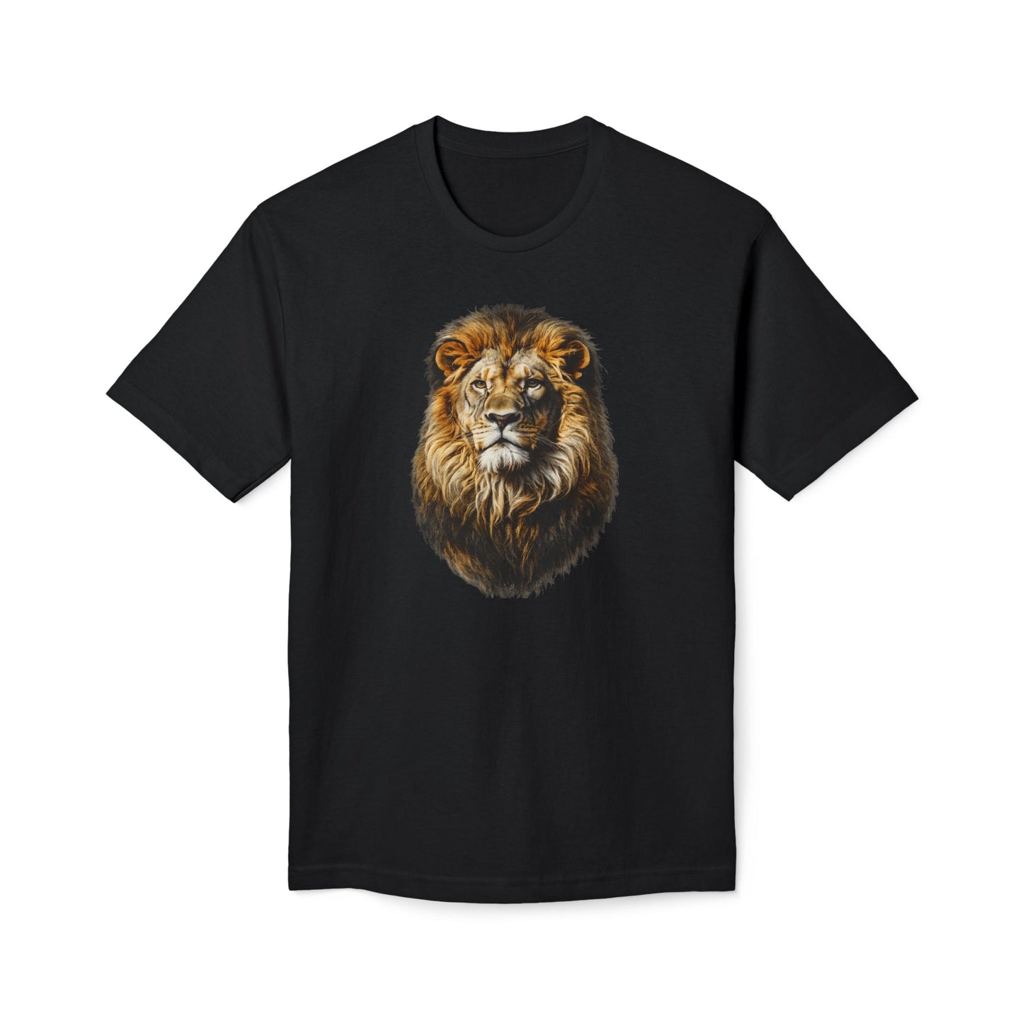 Lion Head Graphic T-Shirt – Majestic Wildlife Tee
