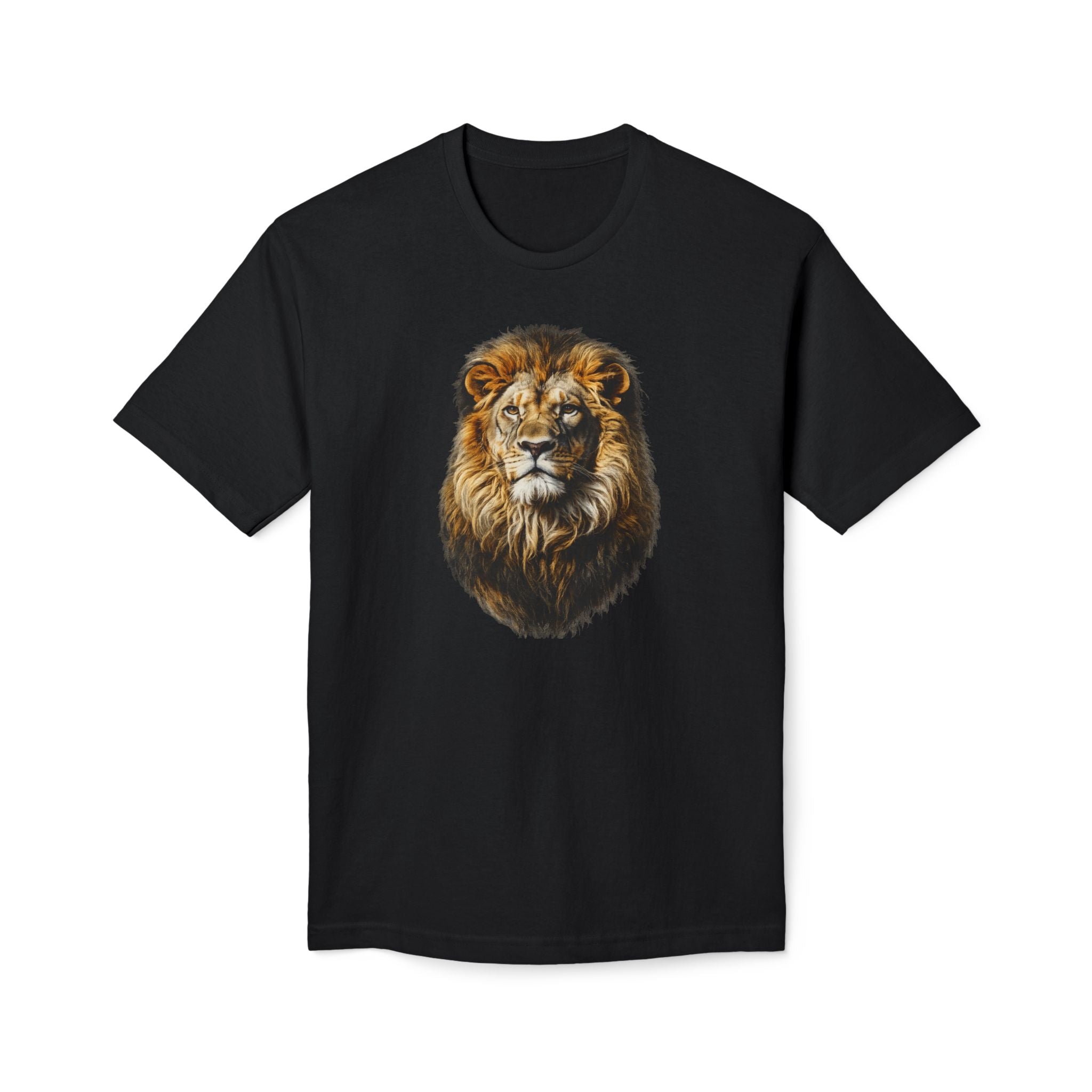 Lion Head Graphic T-Shirt – Majestic Wildlife Tee