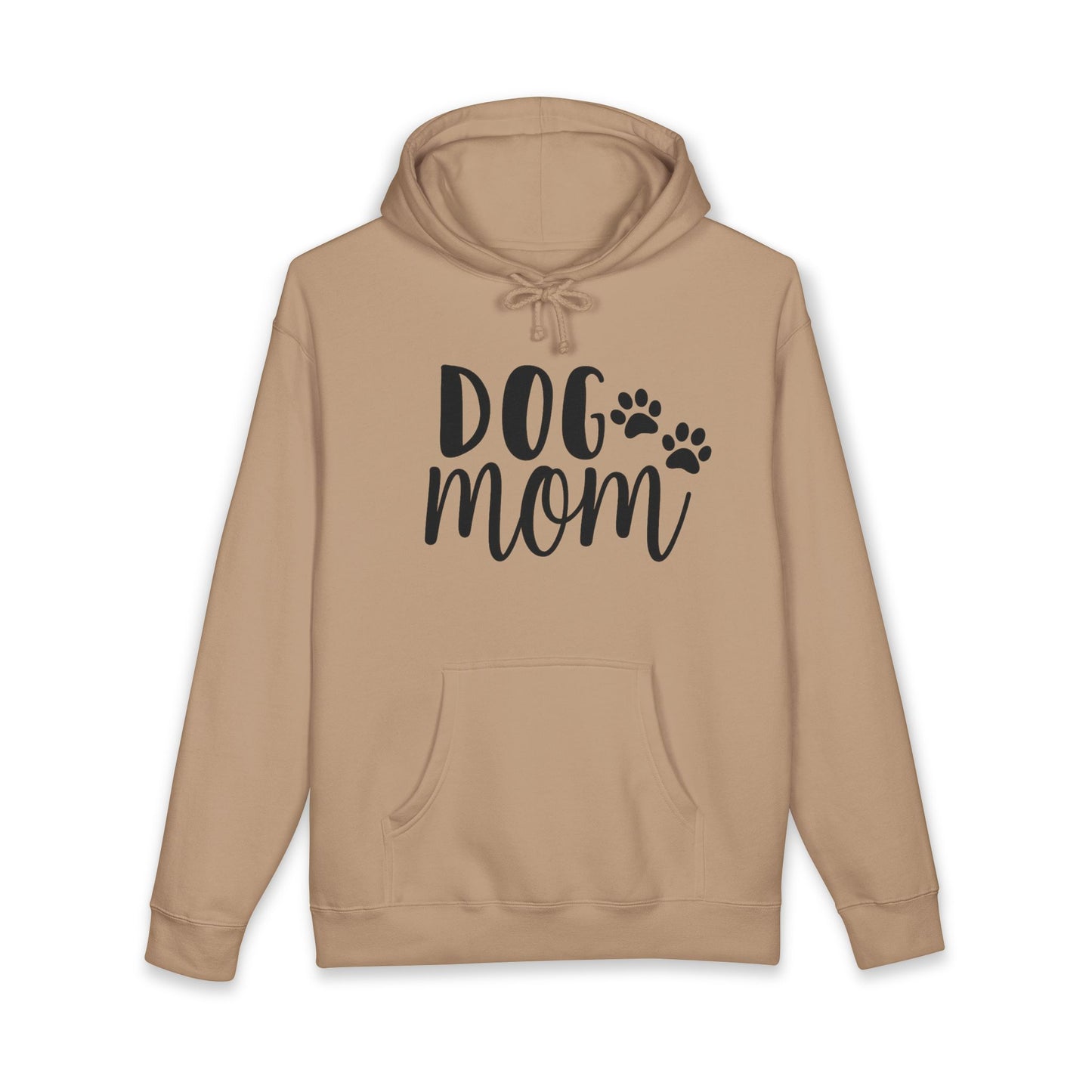 Dog Mom Hoodie — Cute Paw Print Sweatshirt for Dog Lovers