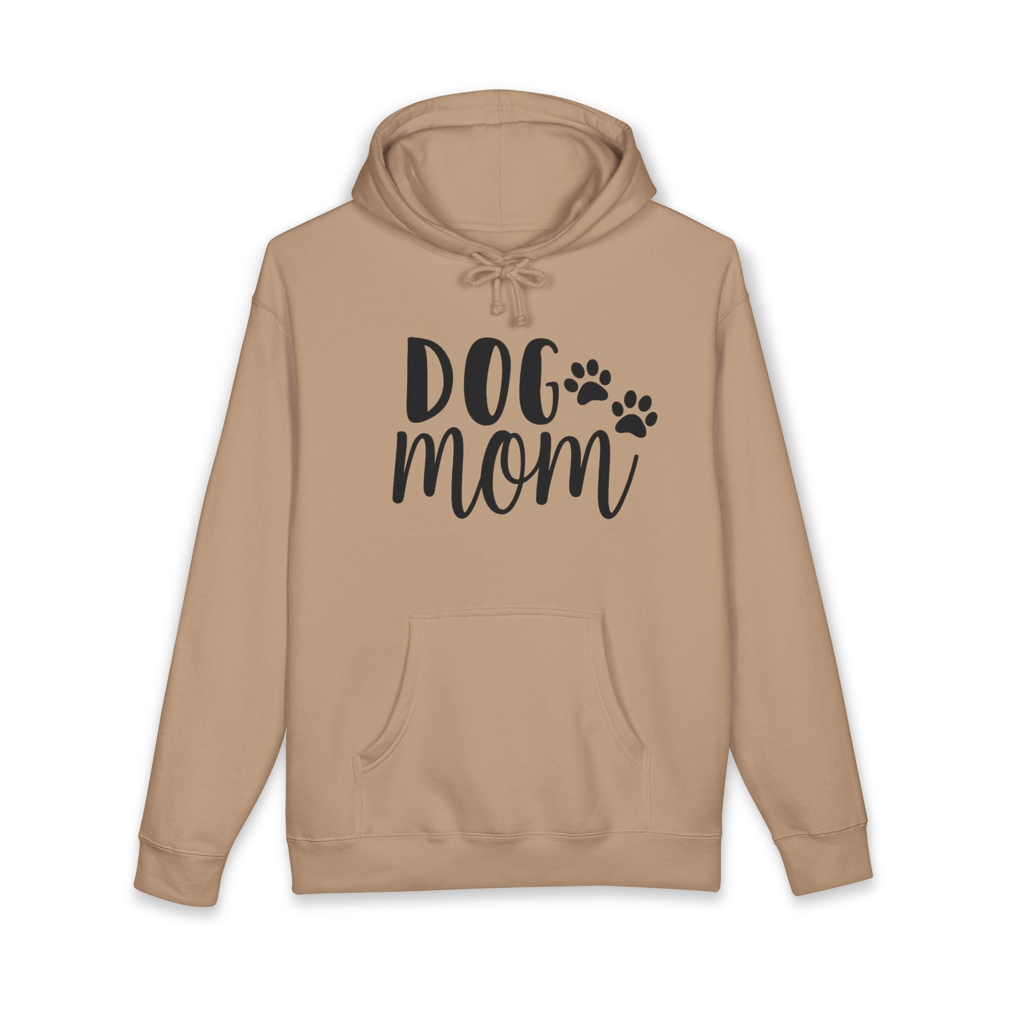 Dog Mom Hoodie — Cute Paw Print Sweatshirt for Dog Lovers