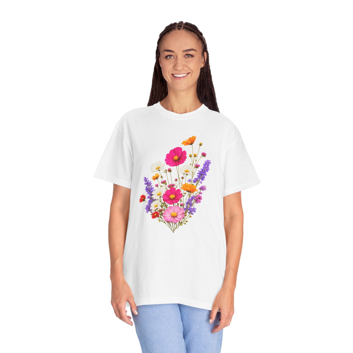 Floral Bouquet T-Shirt — Vintage Wildflower Garden Tee