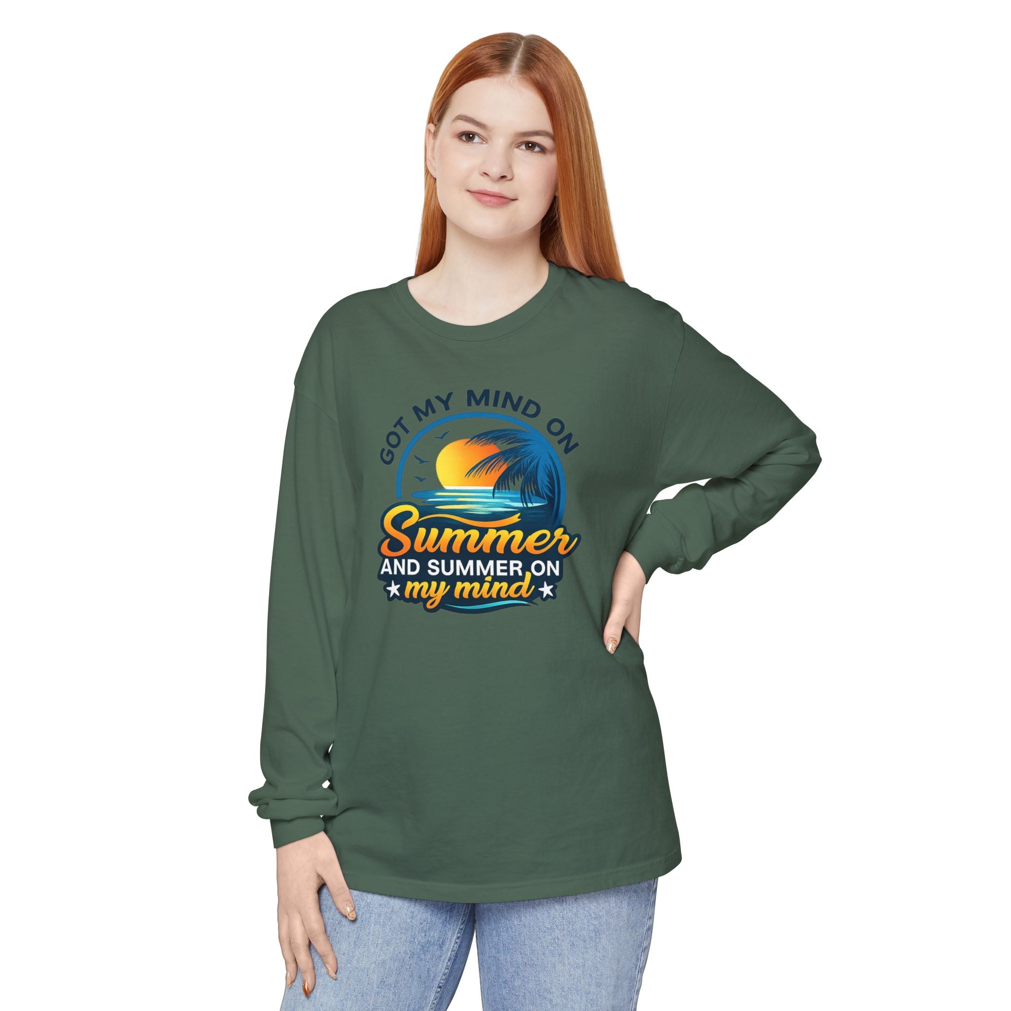 Summer On My Mind Long Sleeve Tee