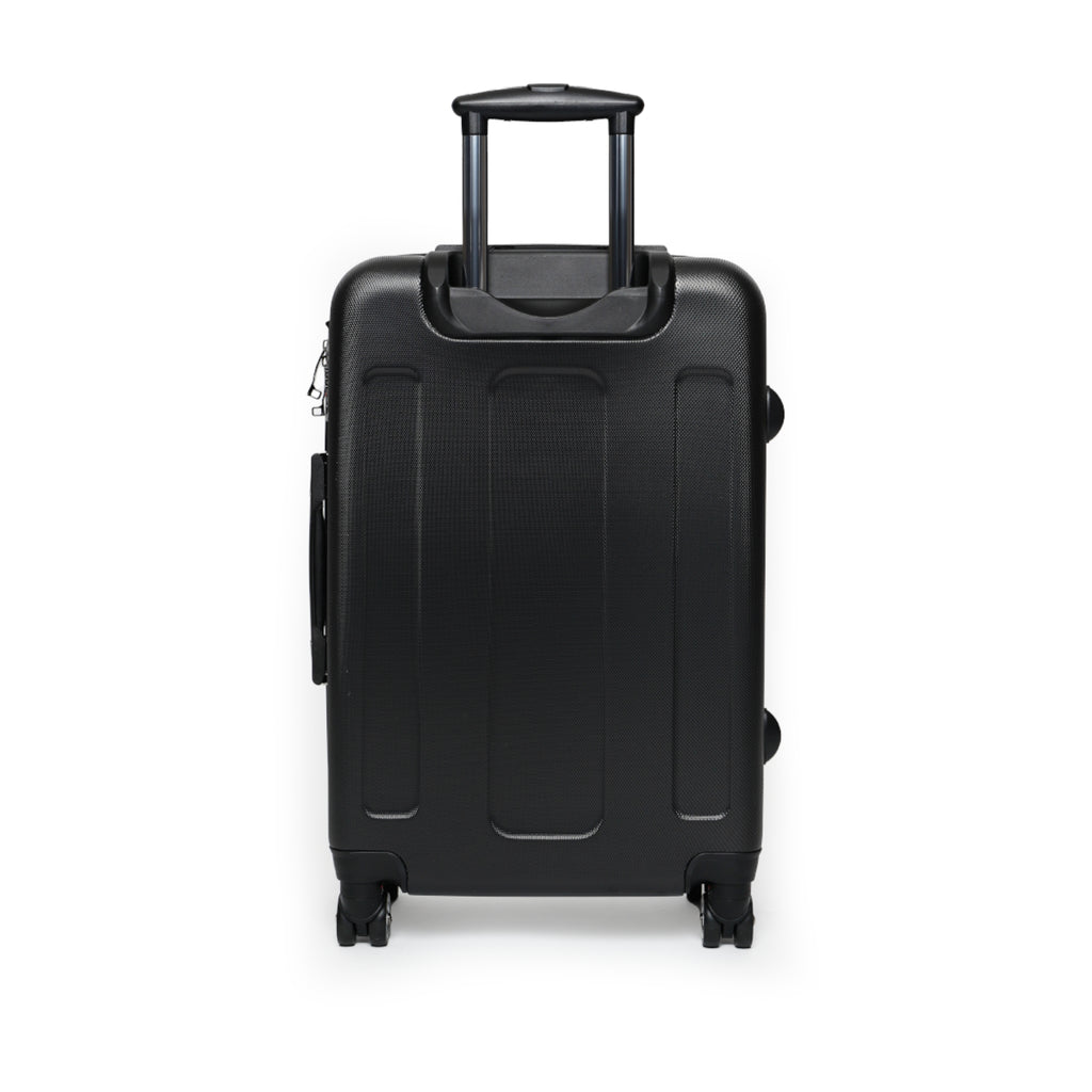 Tropical Abstract Carry-On Suitcase – Colorful Leaf Print Travel Luggage