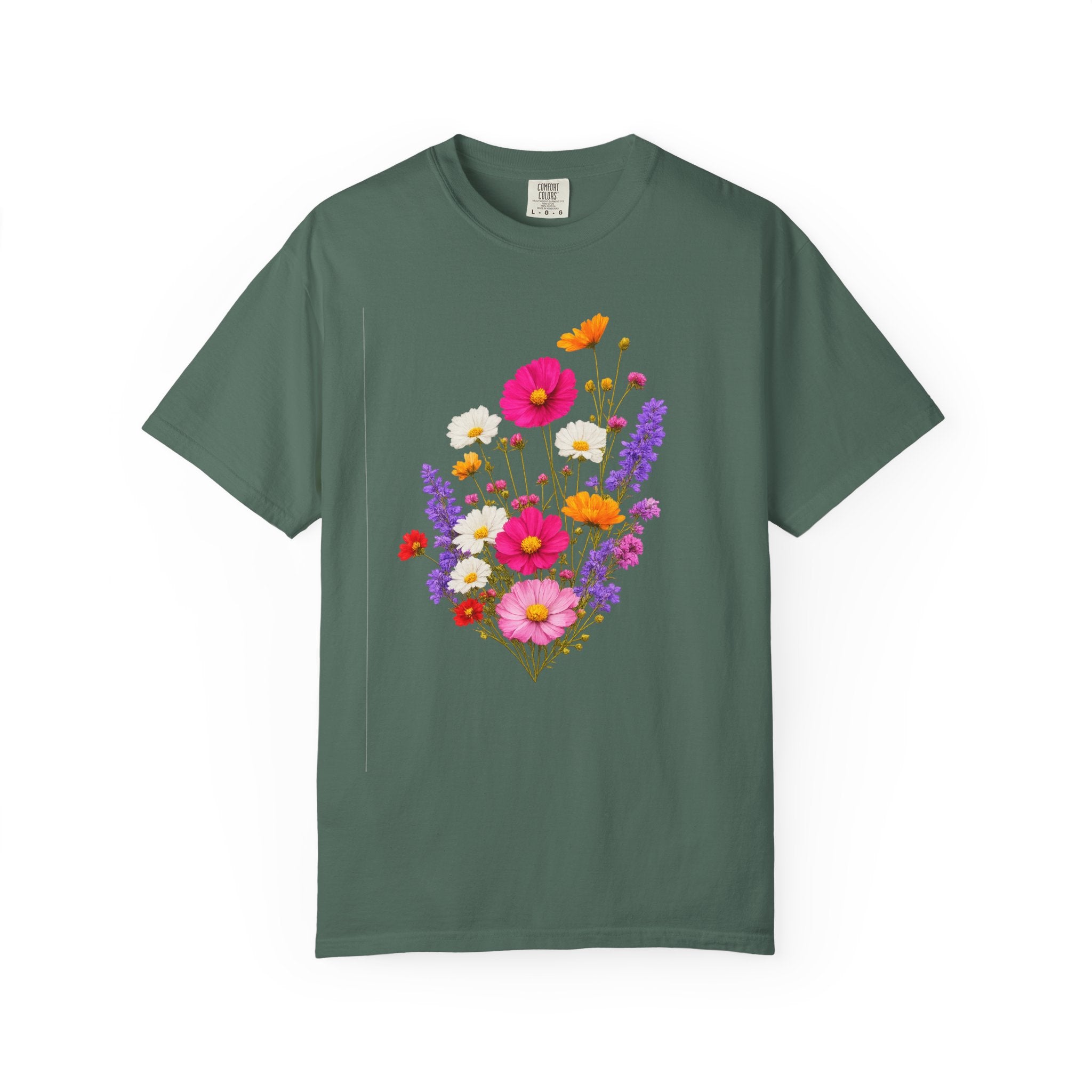 Floral Bouquet T-Shirt — Vintage Wildflower Garden Tee