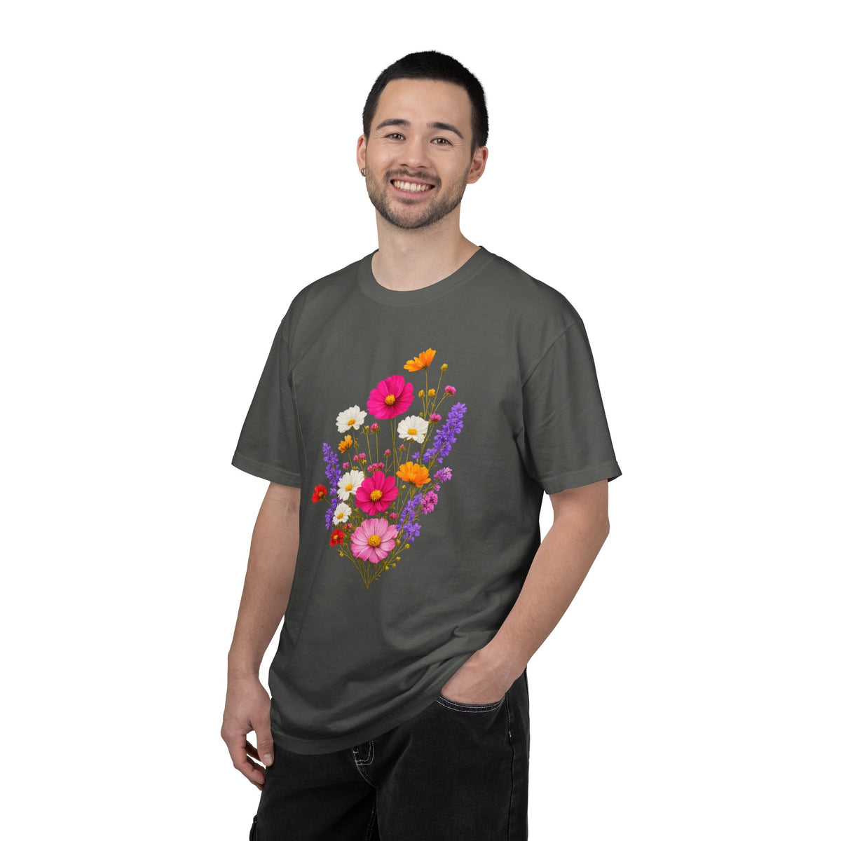 Floral Bouquet T-Shirt — Vintage Wildflower Garden Tee