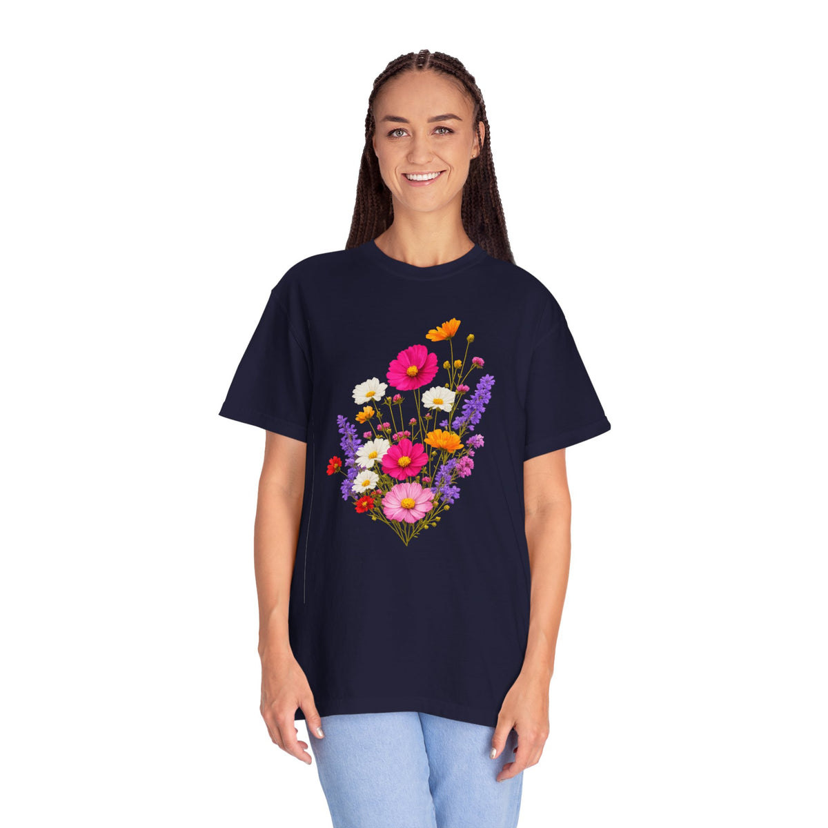Floral Bouquet T-Shirt — Vintage Wildflower Garden Tee