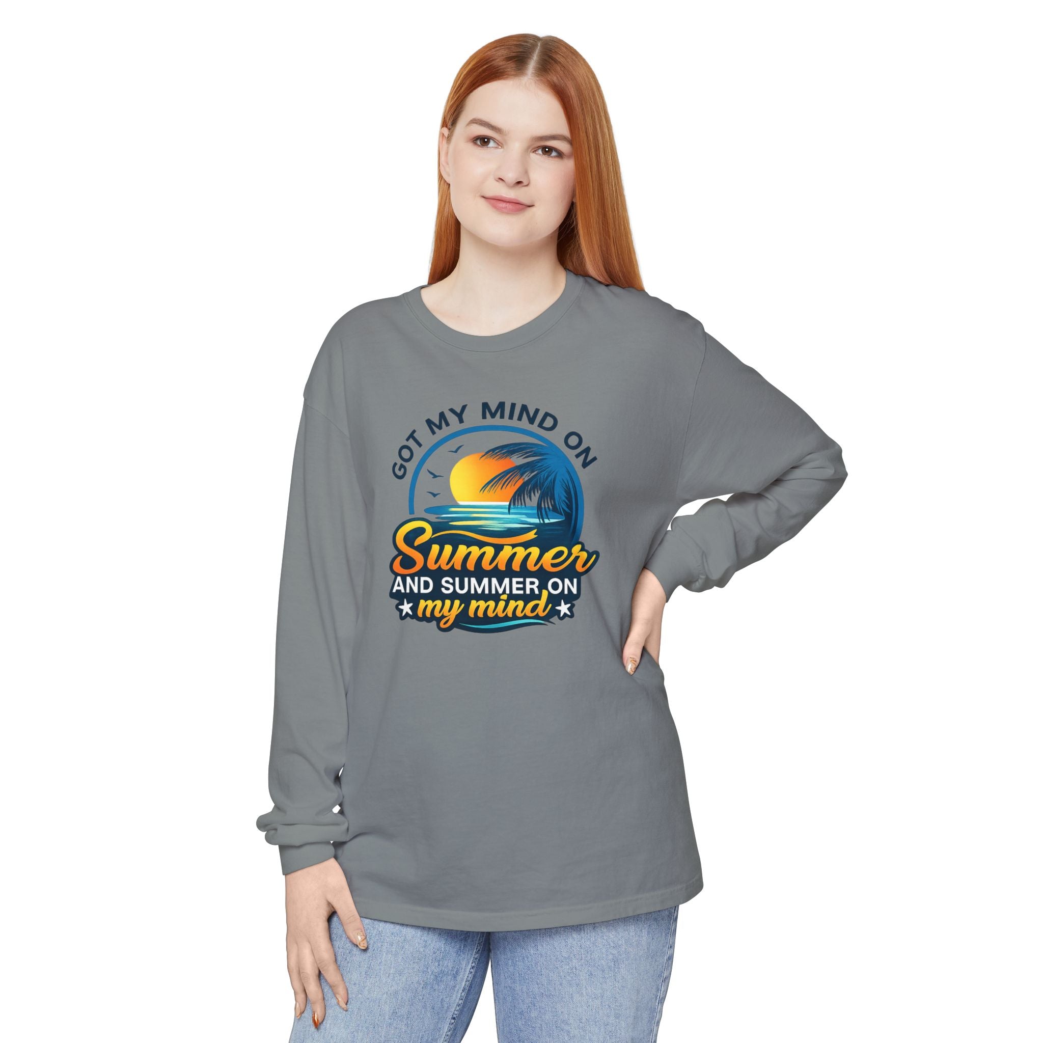 Summer On My Mind Long Sleeve Tee