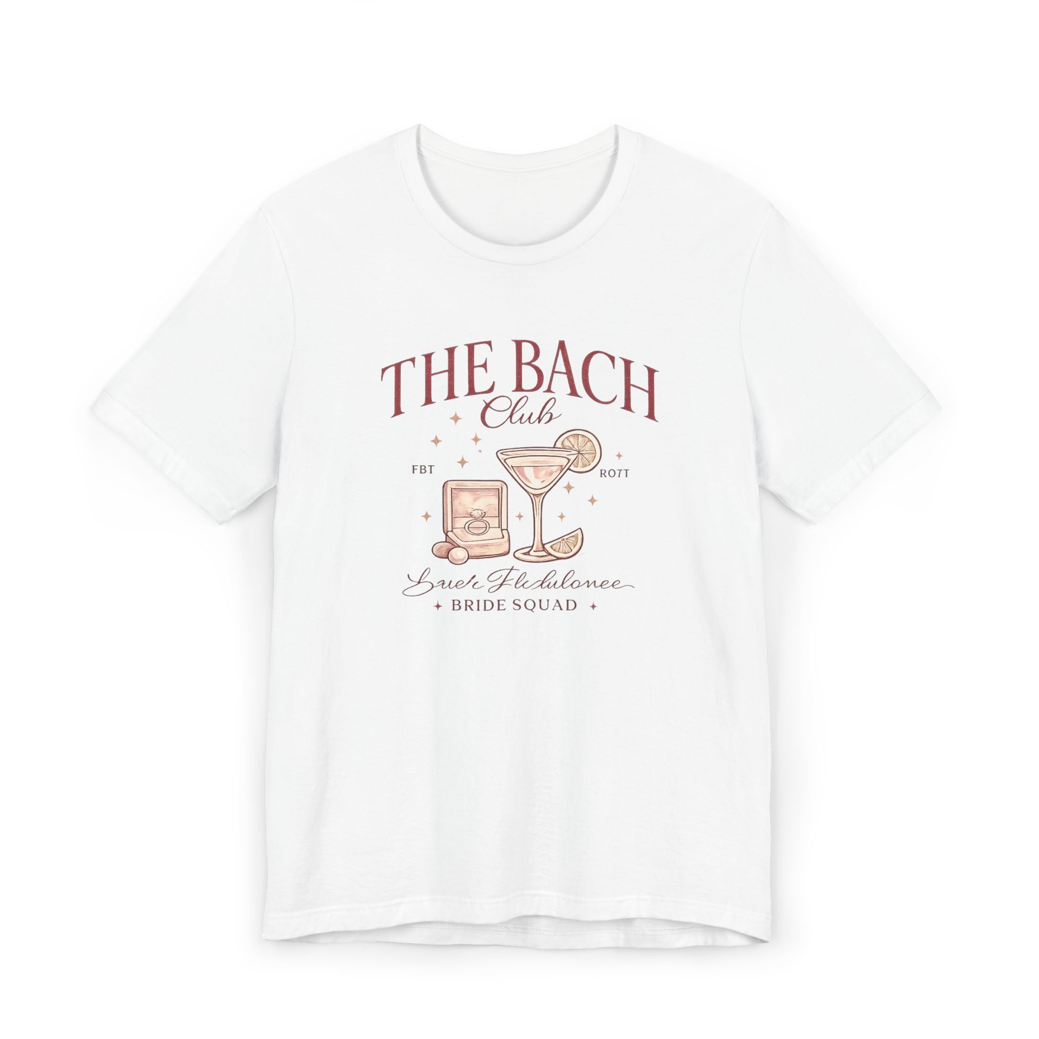 Bach Club Bride Squad T-Shirt — Bachelorette Party Cocktail Tee