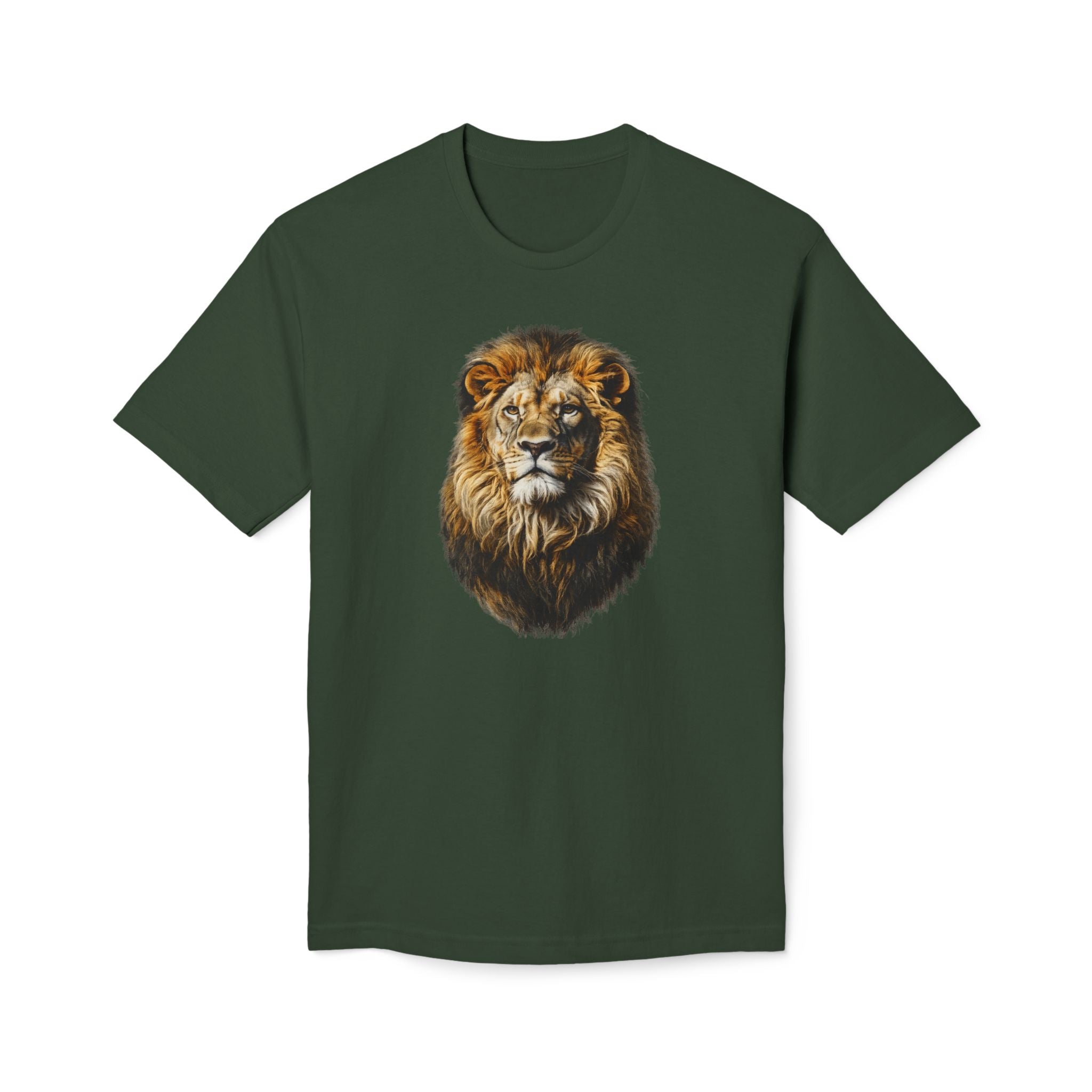 Lion Head Graphic T-Shirt – Majestic Wildlife Tee