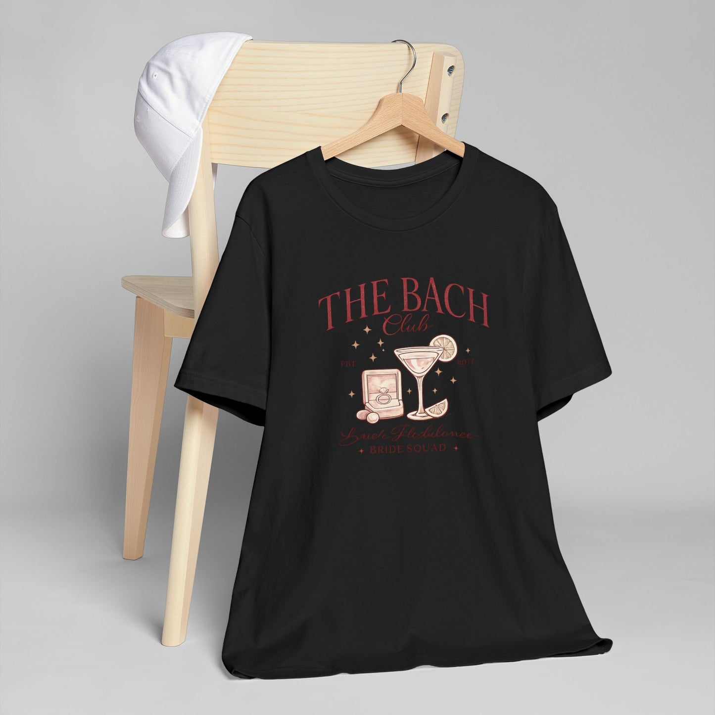 Bach Club Bride Squad T-Shirt — Bachelorette Party Cocktail Tee
