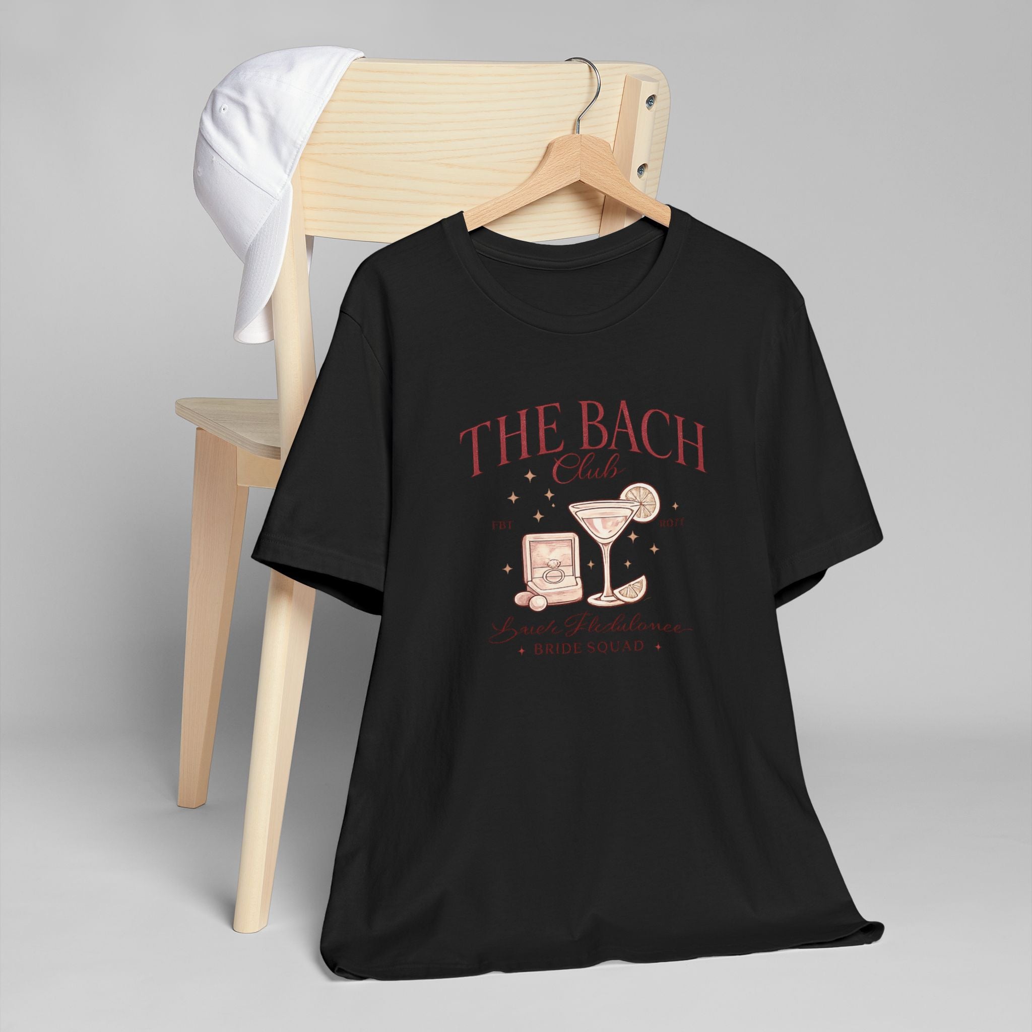 Bach Club Bride Squad T-Shirt — Bachelorette Party Cocktail Tee
