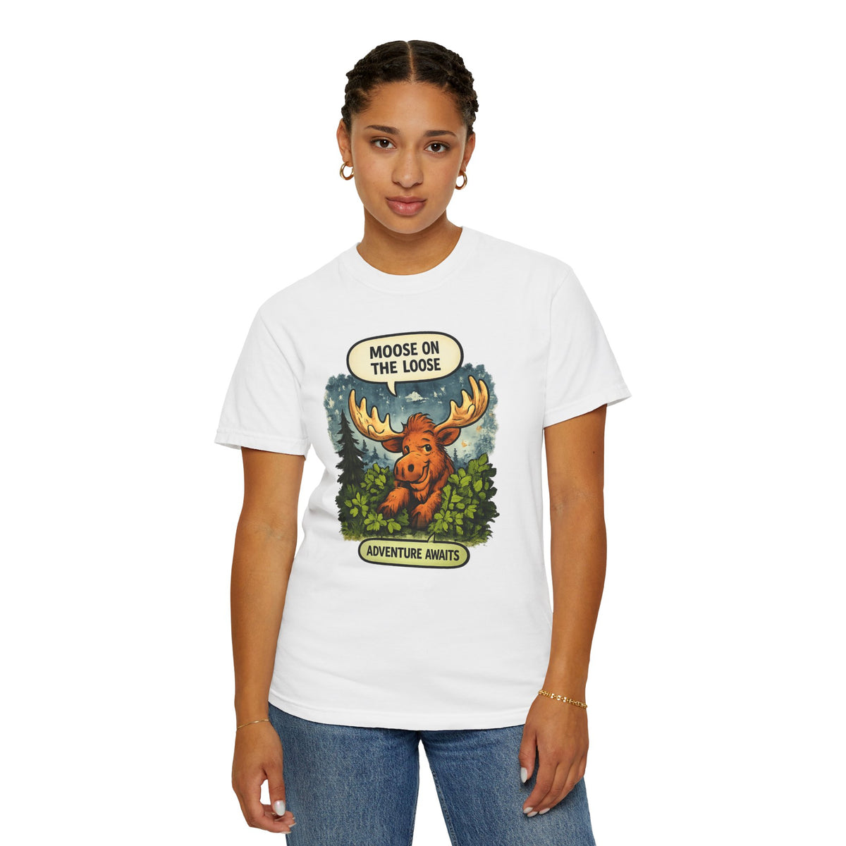 Moose On The Loose Adventure T-Shirt