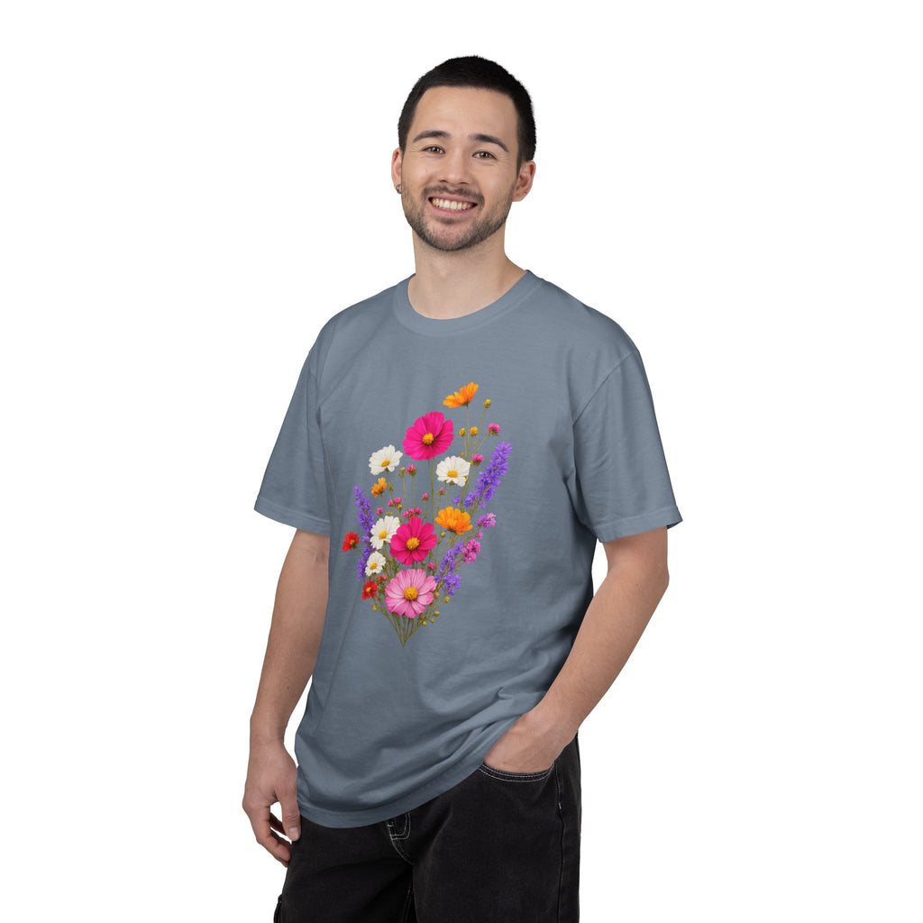 Floral Bouquet T-Shirt — Vintage Wildflower Garden Tee