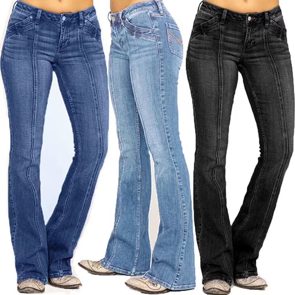 Stretch slim fit jeans for women