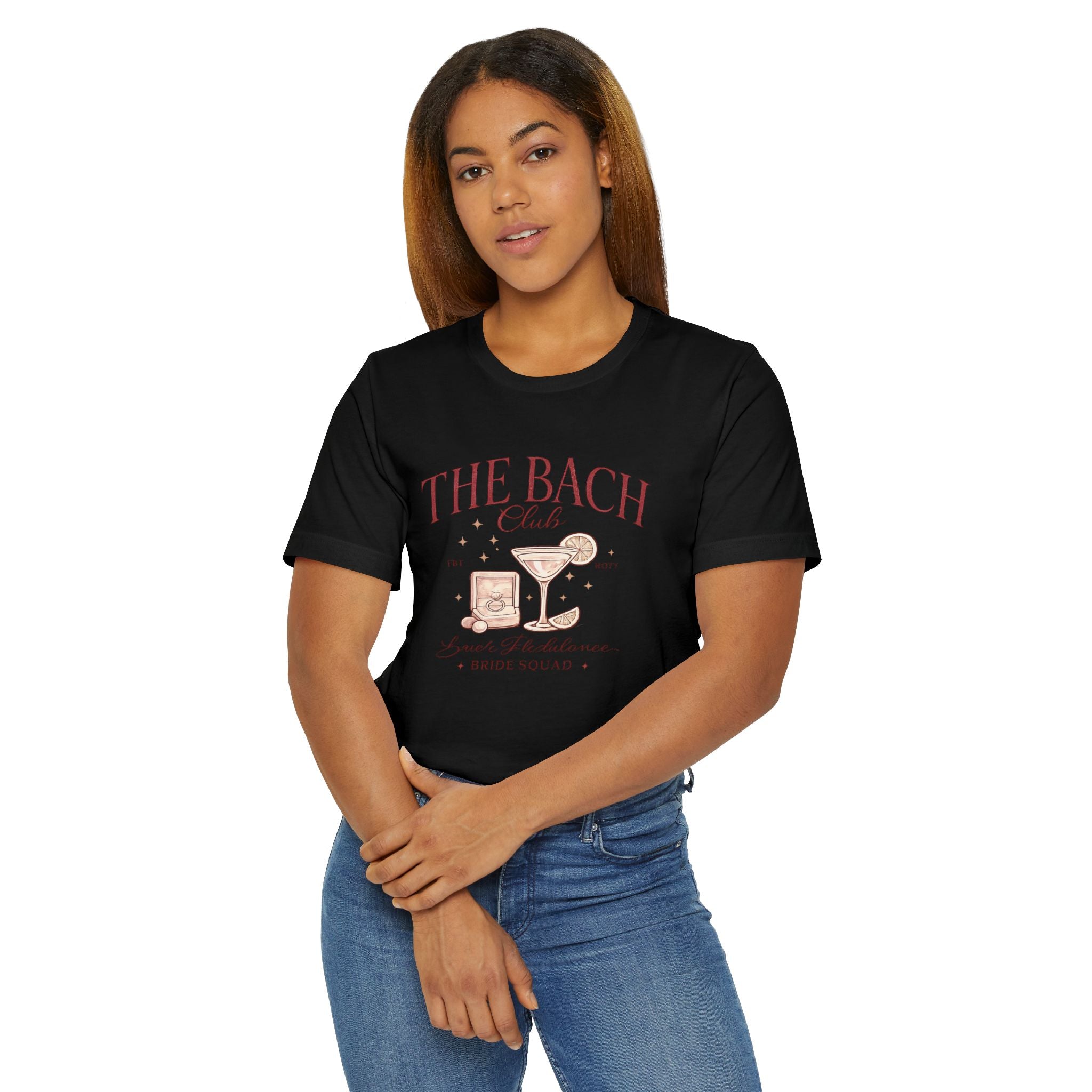 Bach Club Bride Squad T-Shirt — Bachelorette Party Cocktail Tee