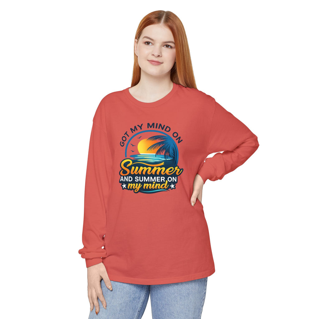 Summer On My Mind Long Sleeve Tee