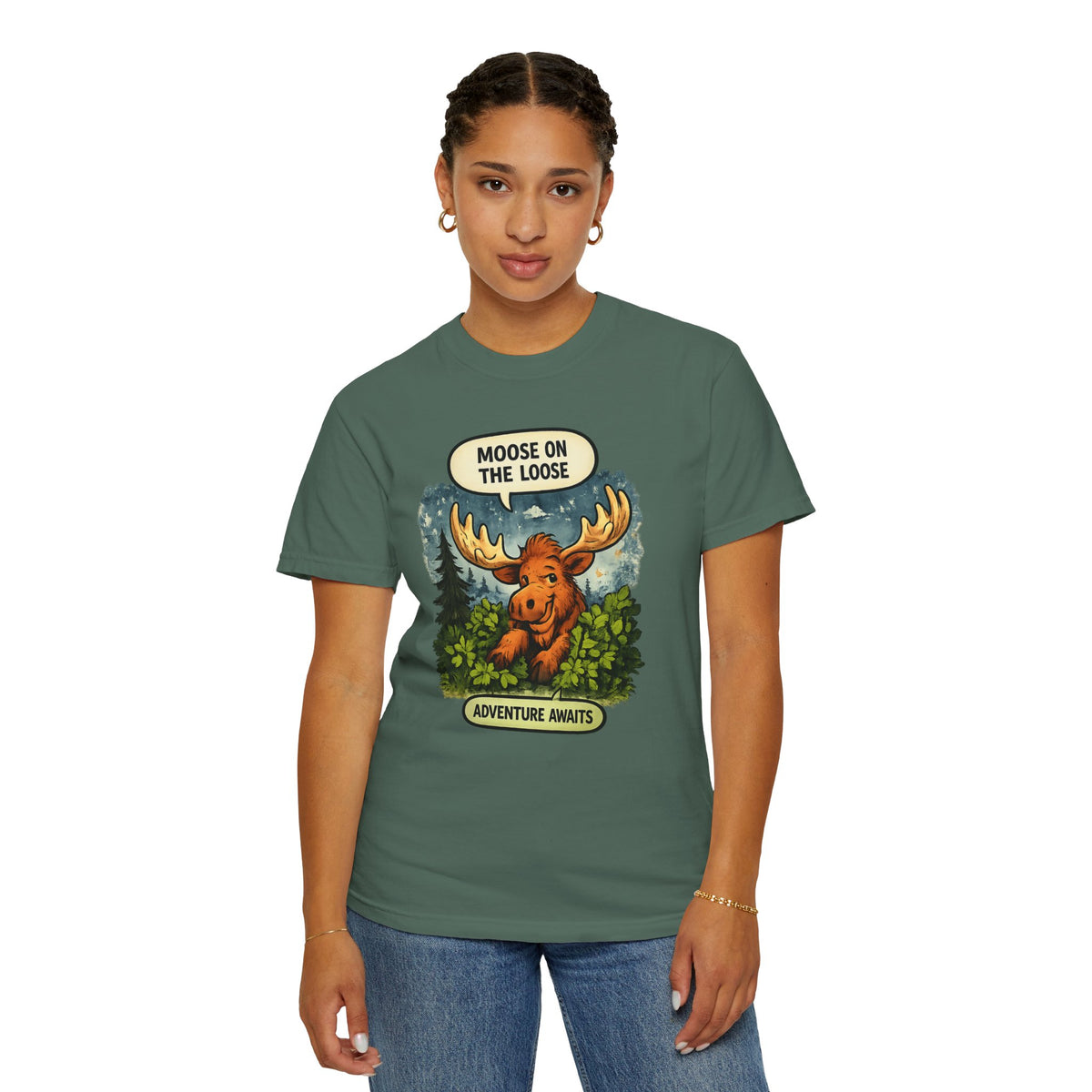 Moose On The Loose Adventure T-Shirt