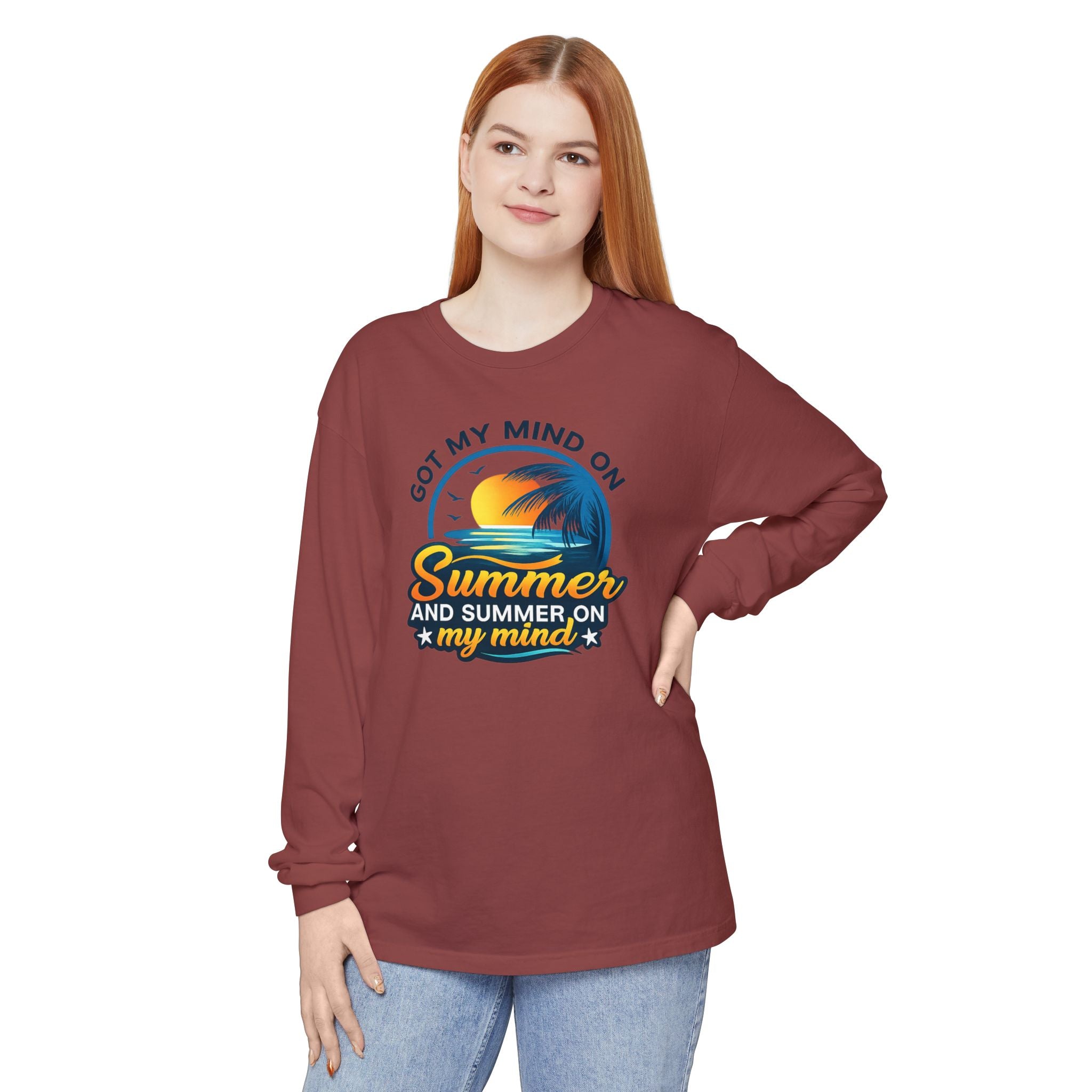 Summer On My Mind Long Sleeve Tee